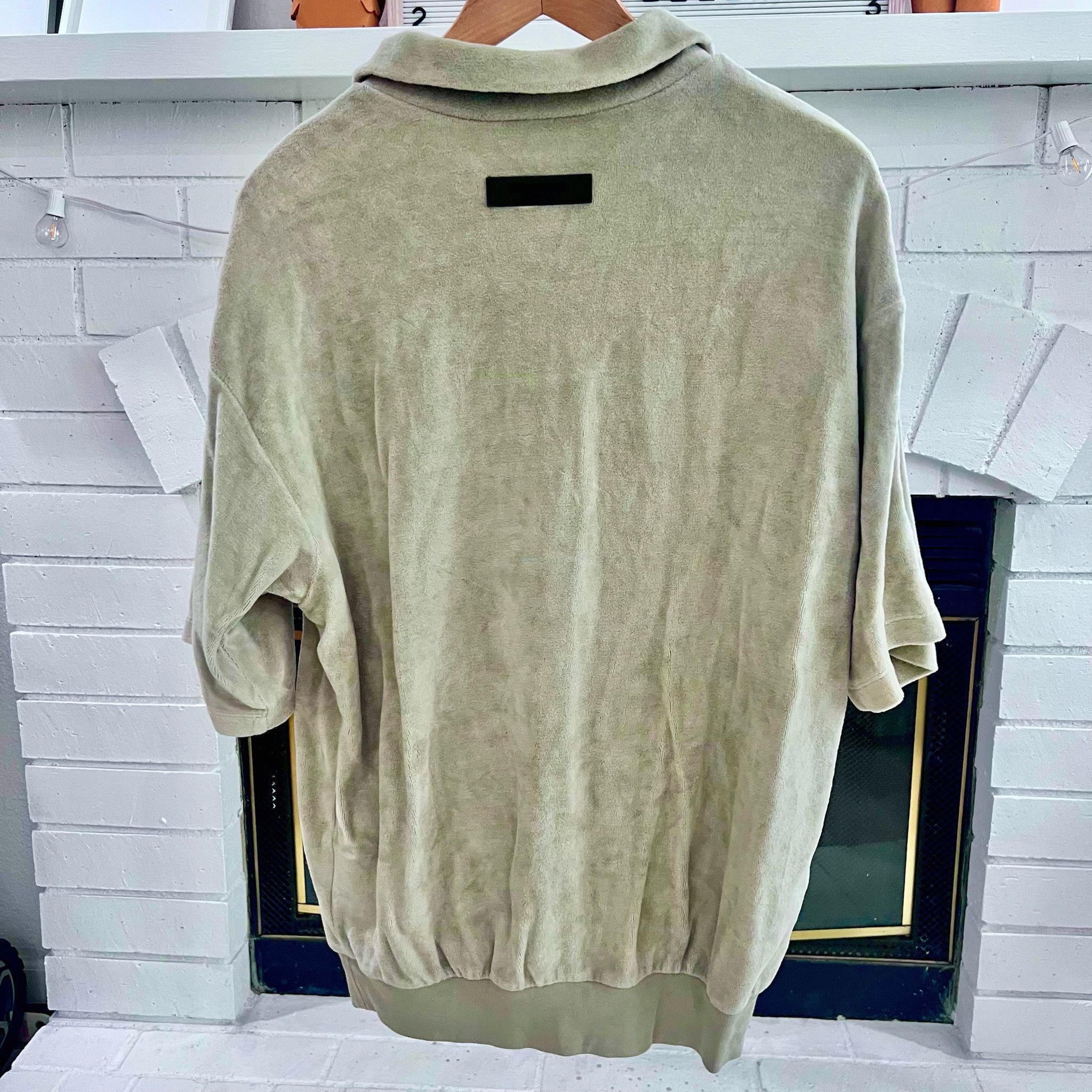 Fear of God Fear of God Essentials Oversized Quarter Zip Velour Pullover Size US XS / EU 42 / 0 - 3 Thumbnail