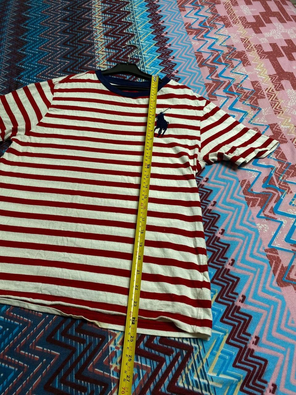Polo Ralph Lauren Vintage Polo Ralph Lauren Stripped Short Sleeve tee Size US S / EU 44-46 / 1 - 10 Thumbnail