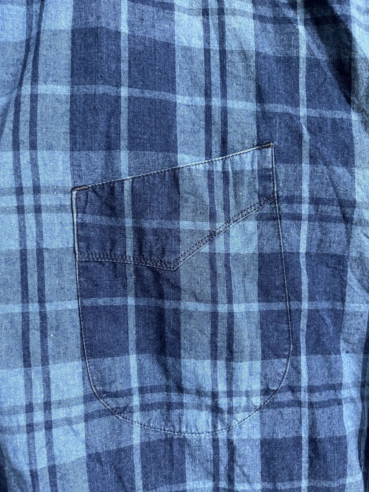 Officine Generale Officine Generale Blue Check Shirt Size US L / EU 52-54 / 3 - 6 Thumbnail