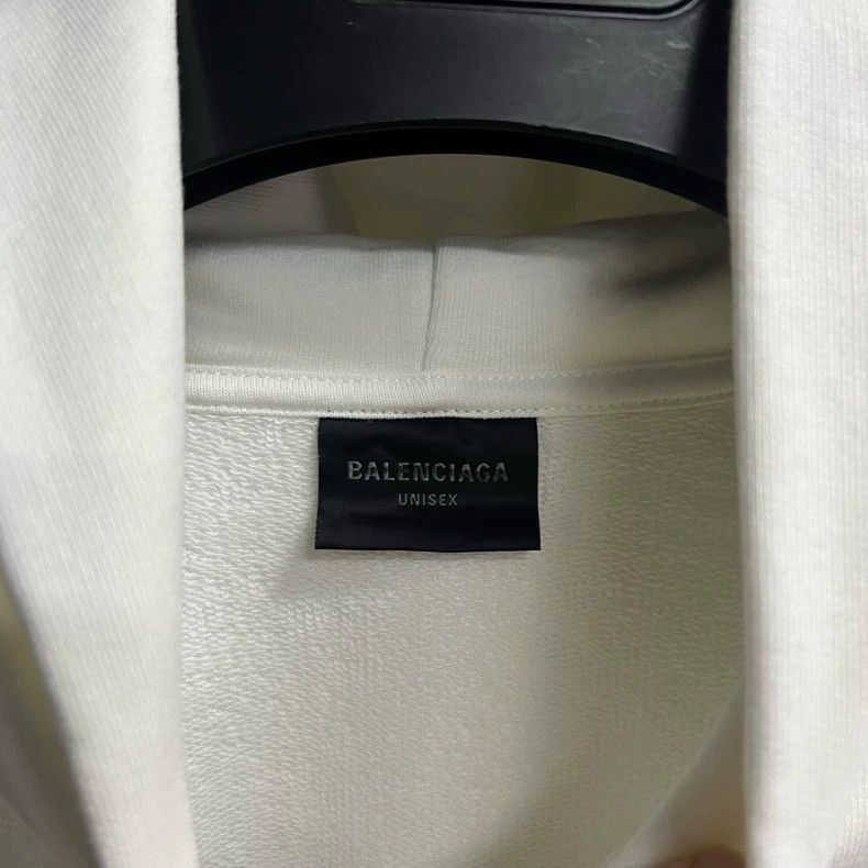 Balenciaga Balenciaga Alphanprinted hooded zip-up long-sleeve sweatsh Size US XXL / EU 58 / 5 - 2 Thumbnail
