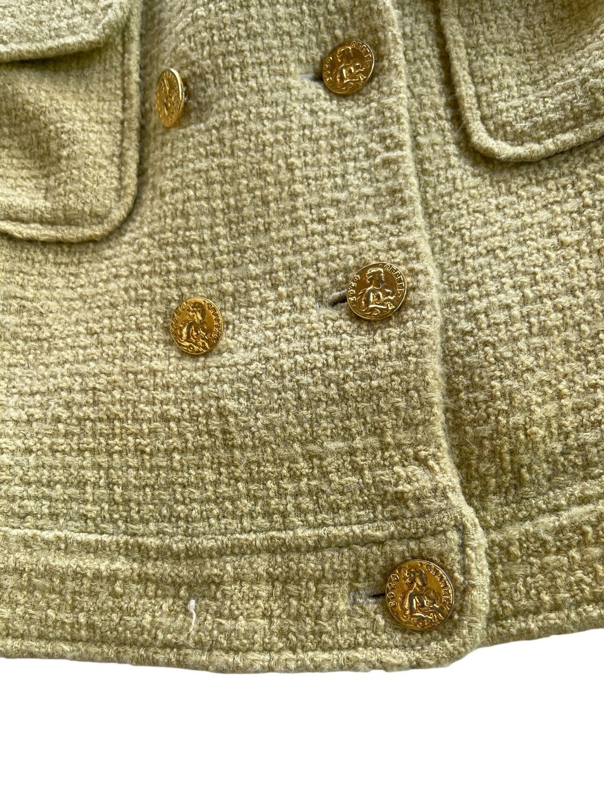 Chanel Vintage Chanel Tweed Cropped Jacket Size XS / US 0-2 / IT 36-38 - 18 Thumbnail