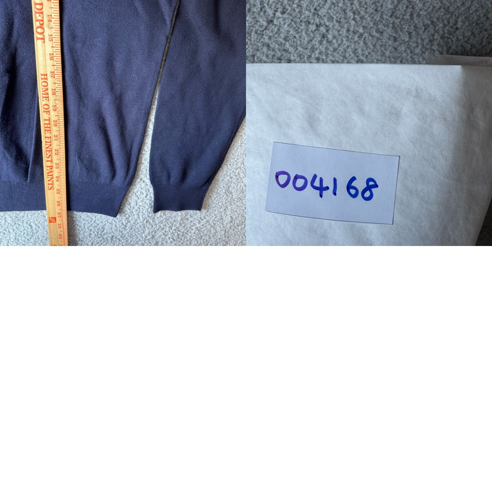 Ralph Lauren Polo Ralph Lauren Sweater Mens Large Blue 1/4 Zip Pullover Pima Cotton Knit Crew Neck Regular Fit Logo Size US XL / EU 56 / 4 - 8 Thumbnail