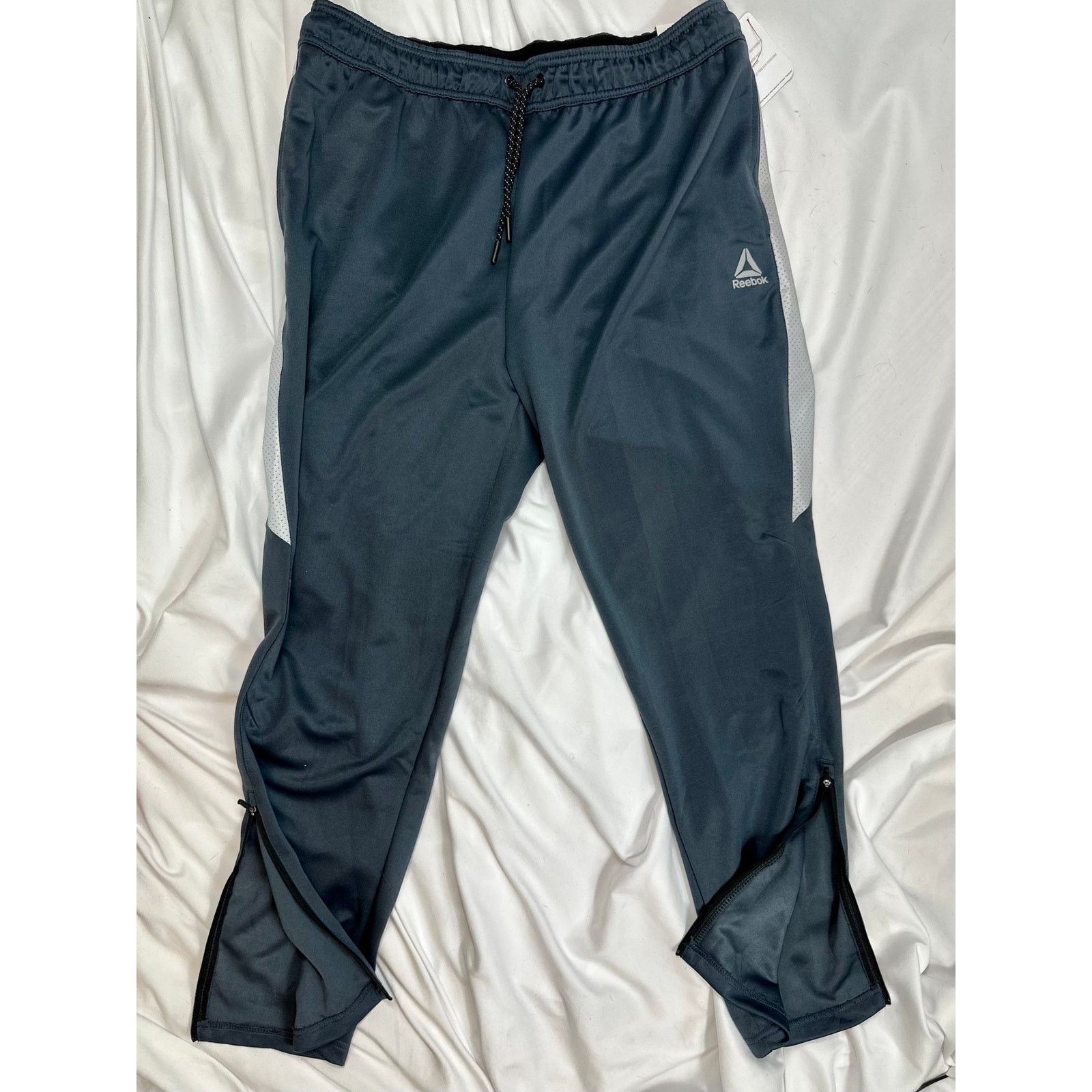 Reebok Reebok Mens Active Interlock Jogger Pants Gray XL Size US 38 / EU 54 - 10 Thumbnail