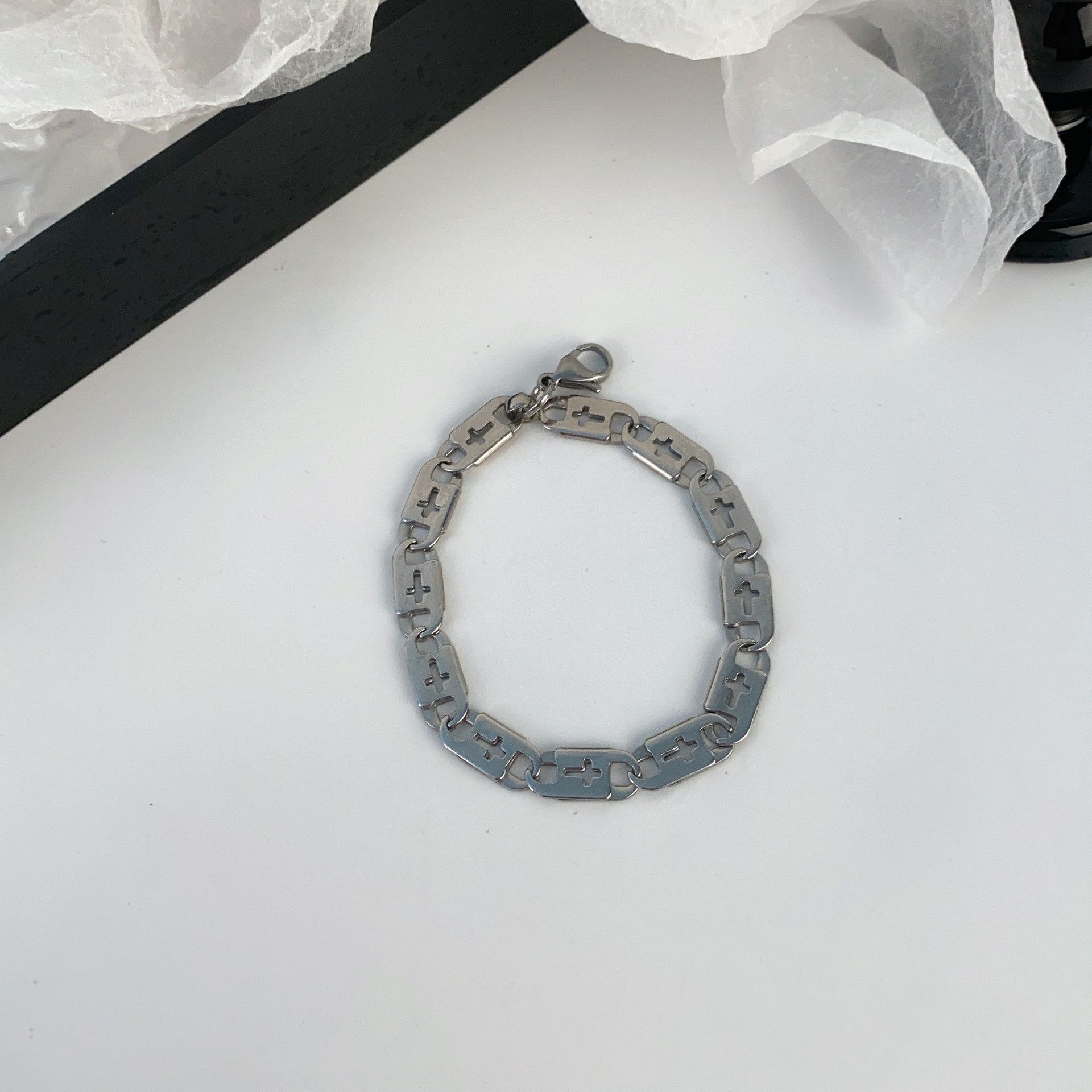 Jewelry Punk Bracelet Y2K Punk Chain Gotch Bracelets Chains Size ONE SIZE - 4 Thumbnail