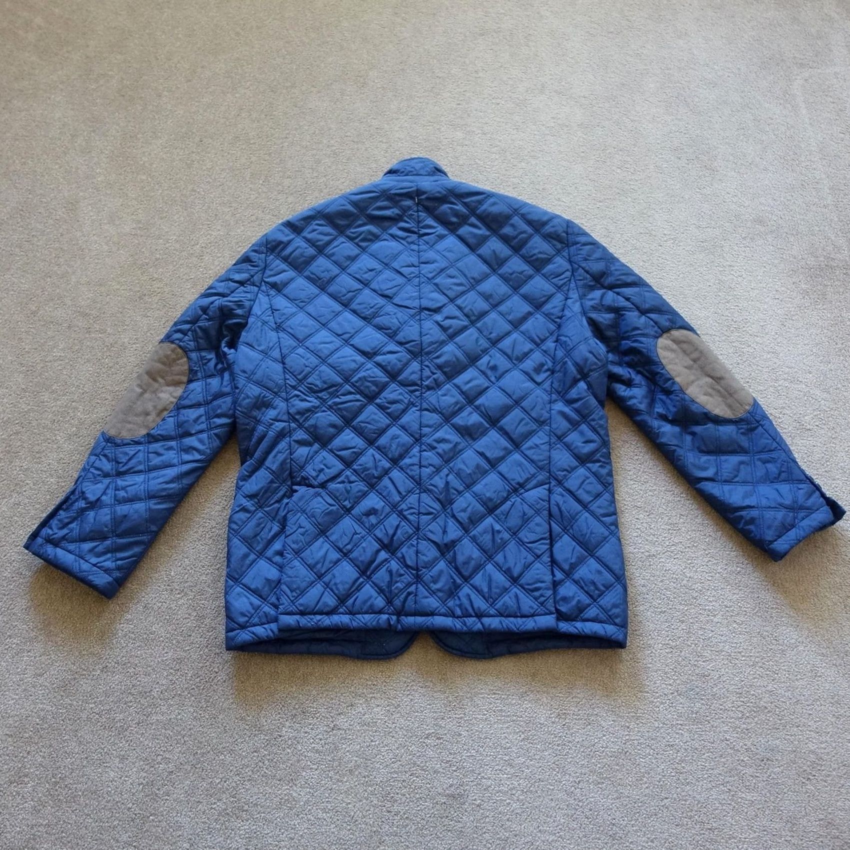 Cremieux Cremieux Jacket Mens XL Blue Quilted Stand-Up Collar Insulated Pockets Button Zipped Size US XL / EU 56 / 4 - 6 Thumbnail
