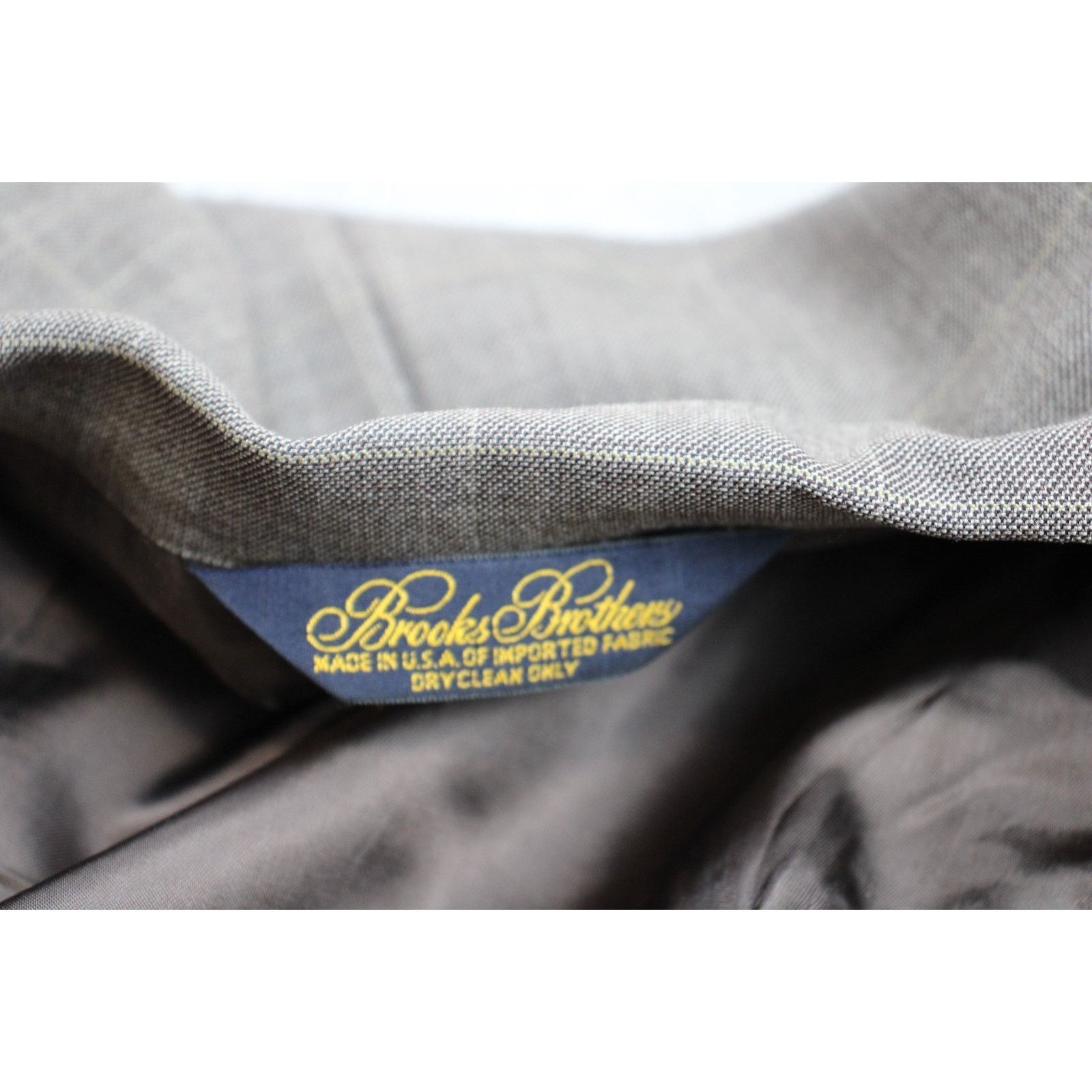 Brooks Brothers Brooks Brothers Blazer Mens 40R Makers Windowpane 2 Button Size 40R - 6 Thumbnail