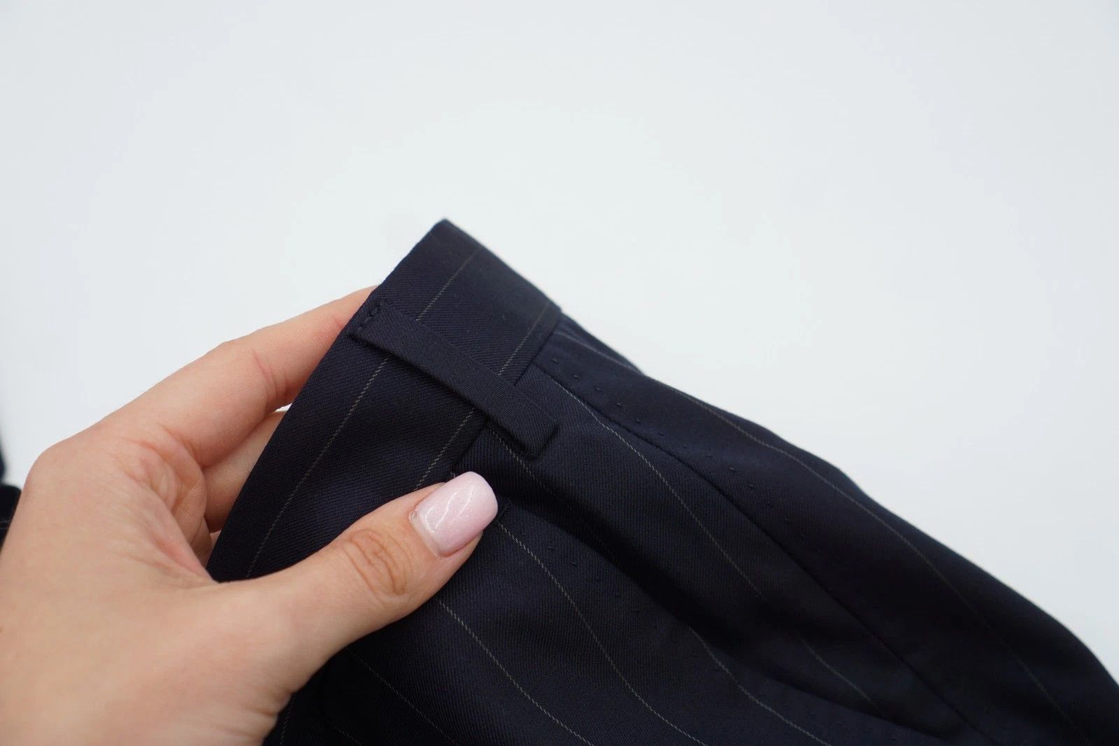 Suitsupply Men Suitsupply Pants Navy Blue Wool Brescia Size UK/US44 Size 44R - 4 Thumbnail