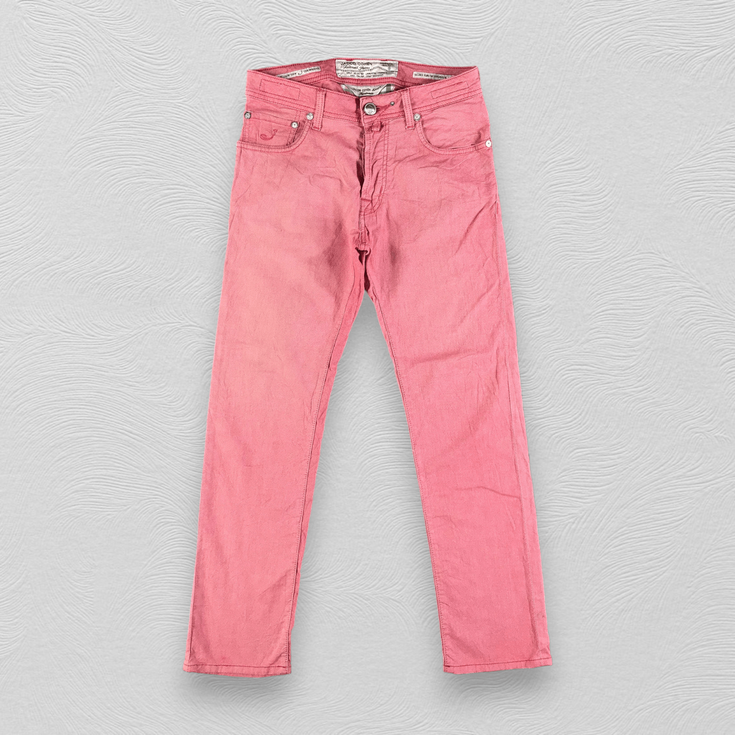 Jacob Cohen Jacob Cohen Pink Handmade Jeans KJ2100 Size 30" / US 8 / IT 44 - 1 Thumbnail