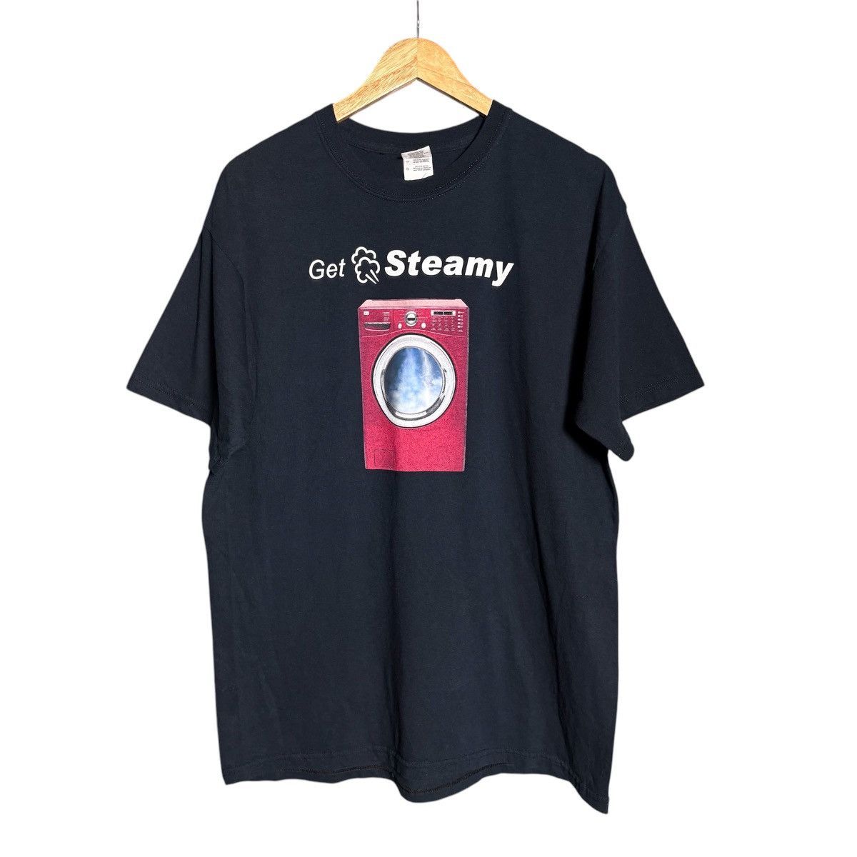 Vintage Vintage Get My Steamy LG Washing Machine Graphic T-Shirt Size US L / EU 52-54 / 3 - 4 Thumbnail
