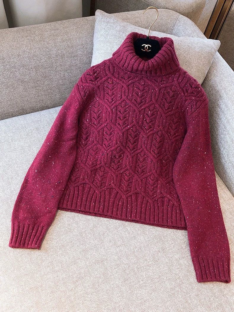 Loro Piana LORO PIANA Colorful snowflake baby cashmere high collar sw Size M / US 6-8 / IT 42-44 - 2 Thumbnail