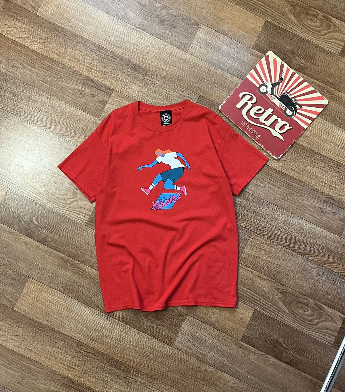 Thrasher Thrasher x Parra Trasher Tre T-Shirt Size US L / EU 52-54 / 3 - 1 Thumbnail