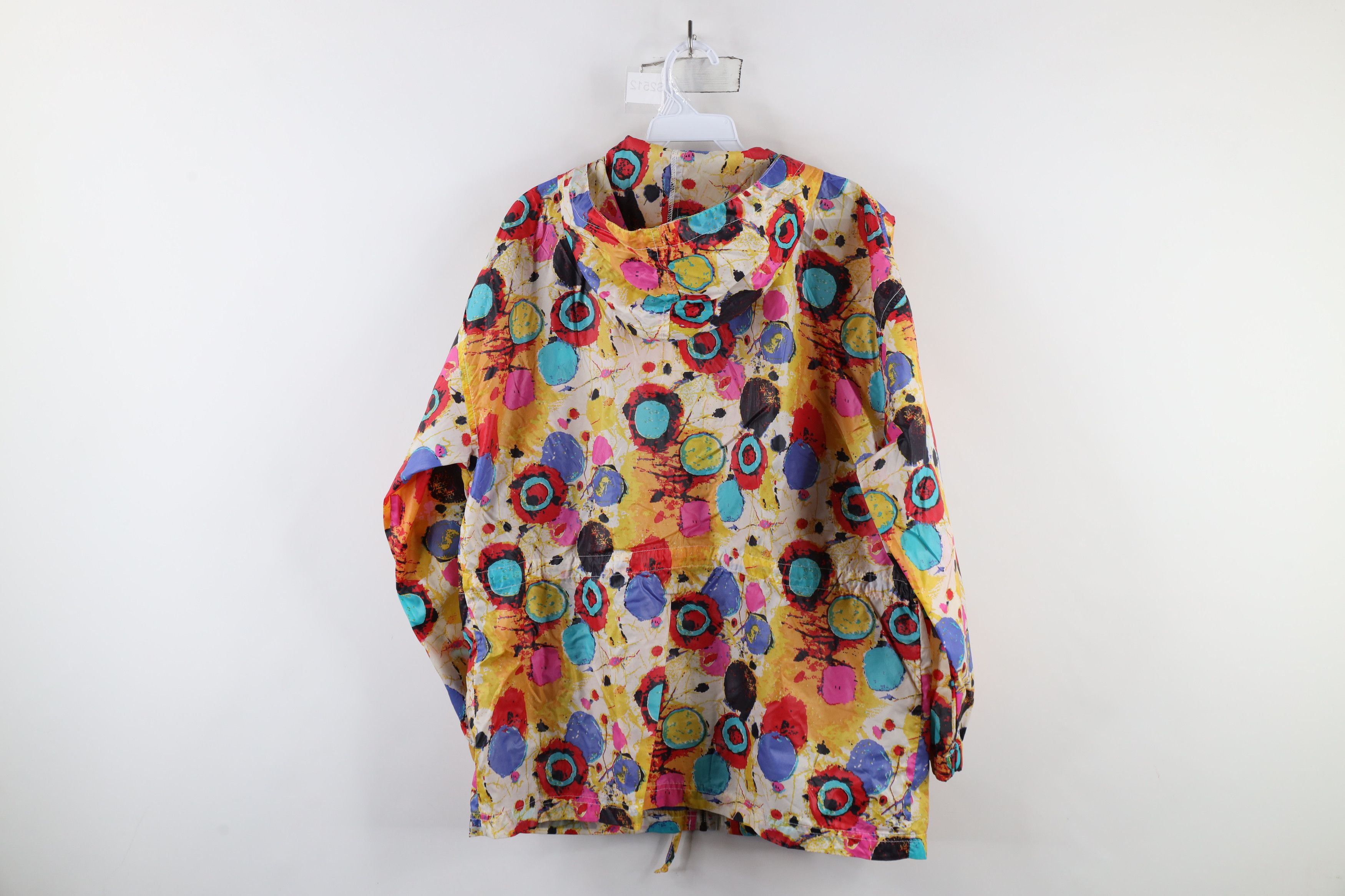 Everlast × Vintage Vintage 90s Everlast Abstract Rainbow Windbreaker Jacket Size M / US 6-8 / IT 42-44 - 9 Thumbnail