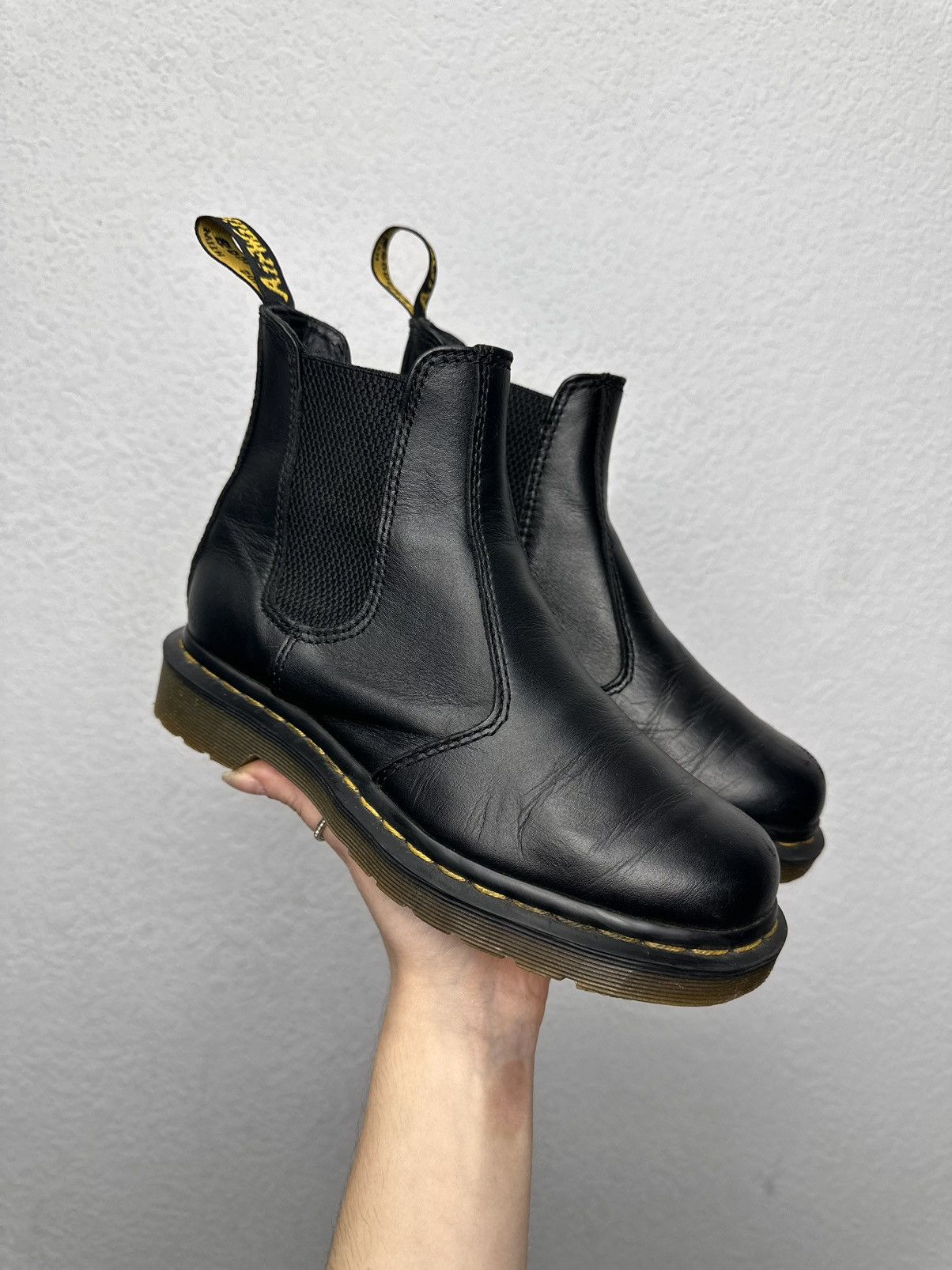 Dr. Martens Vintage Leather Boots Dr. Martins Hight Guidi AS 98 Italy Size US 6 / IT 36 - 2 Thumbnail