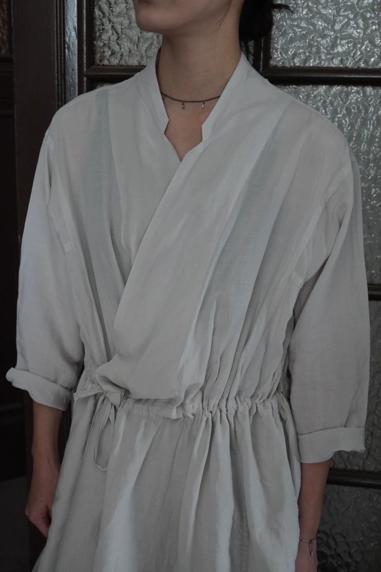 Issey Miyake Issey Miyake 2002 Belted Sheer Gray Linen Jacket Size M / US 6-8 / IT 42-44 - 8 Thumbnail