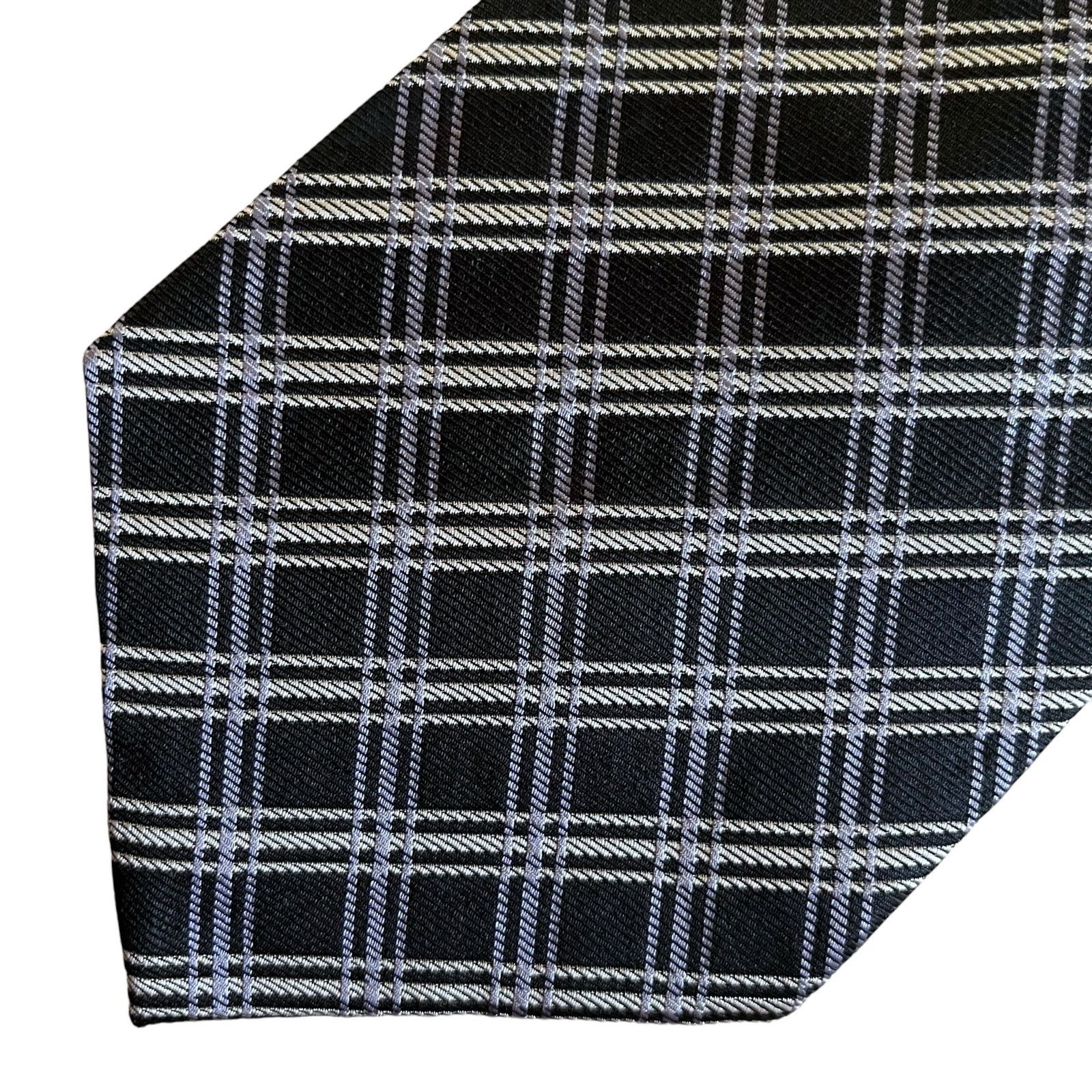 Polo Ralph Lauren × Vintage Polo Ralph Lauren Vintage Jacquard Plaid Check Wide Silk Tie Size ONE SIZE - 9 Thumbnail