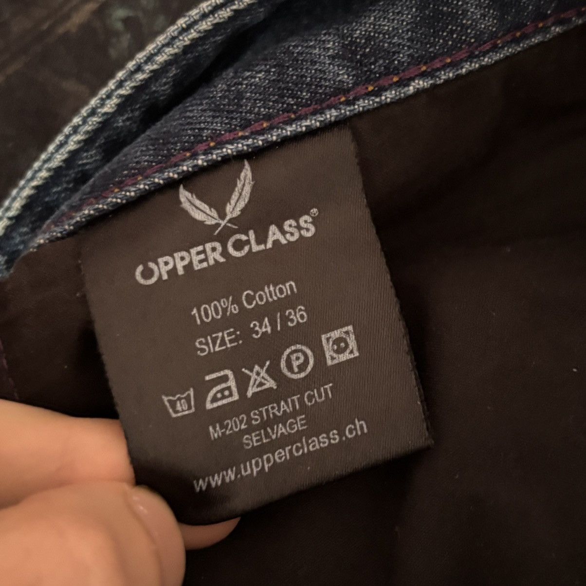 Iron Heart Upper Class Selvage Denim Jeans M-202 Strait Cut Size US 34 / EU 50 - 10 Thumbnail