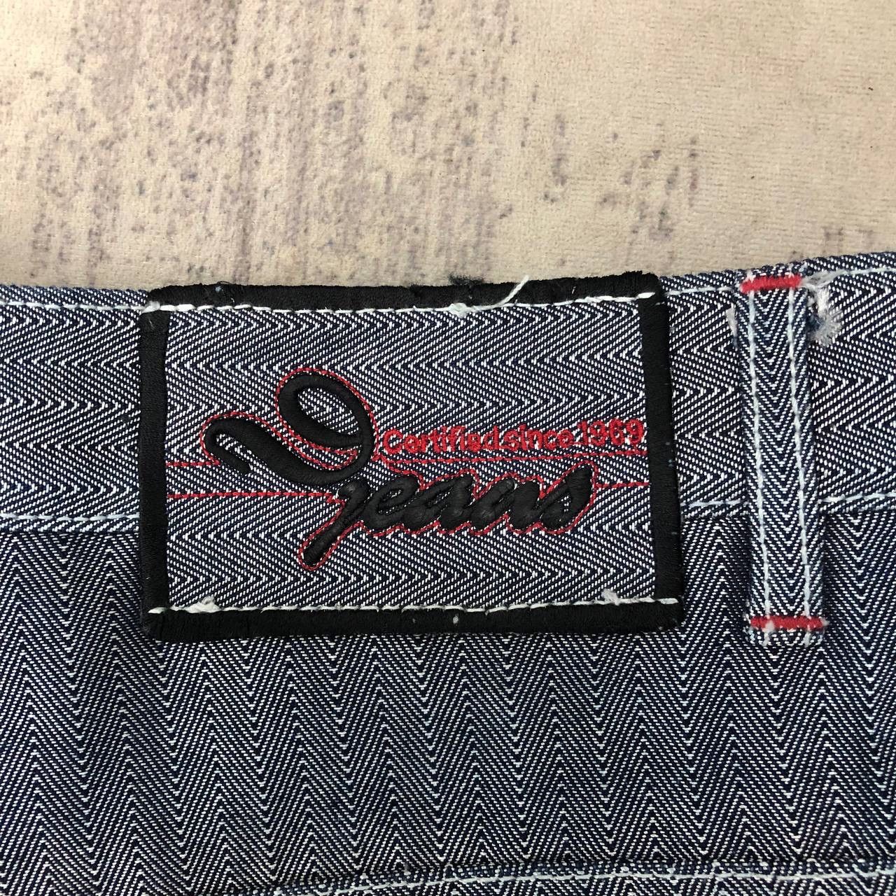 Japanese Brand P855. DELF DENIM HERRINGBONE JEANS Size US 34 / EU 50 - 10 Thumbnail