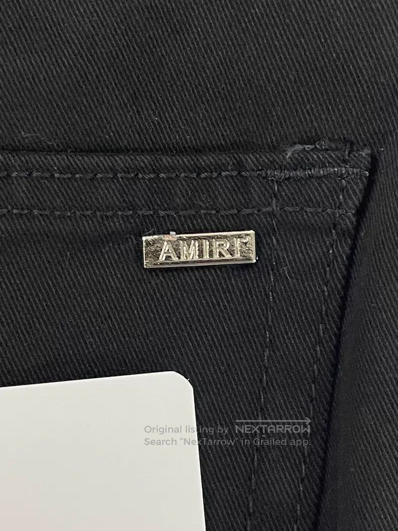 Amiri Amiri Leather patched denim jeans Size US 34 / EU 50 - 5 Thumbnail