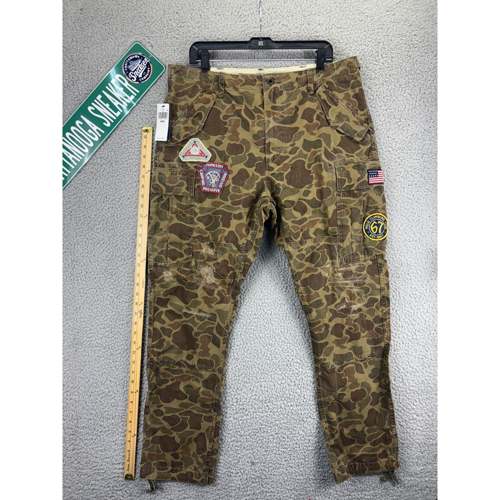 Ralph Lauren Ralph Lauren Polo Camo Utility Cargo Pants Mens 36 x 32 Club Size US 36 / EU 52 - 1 Thumbnail