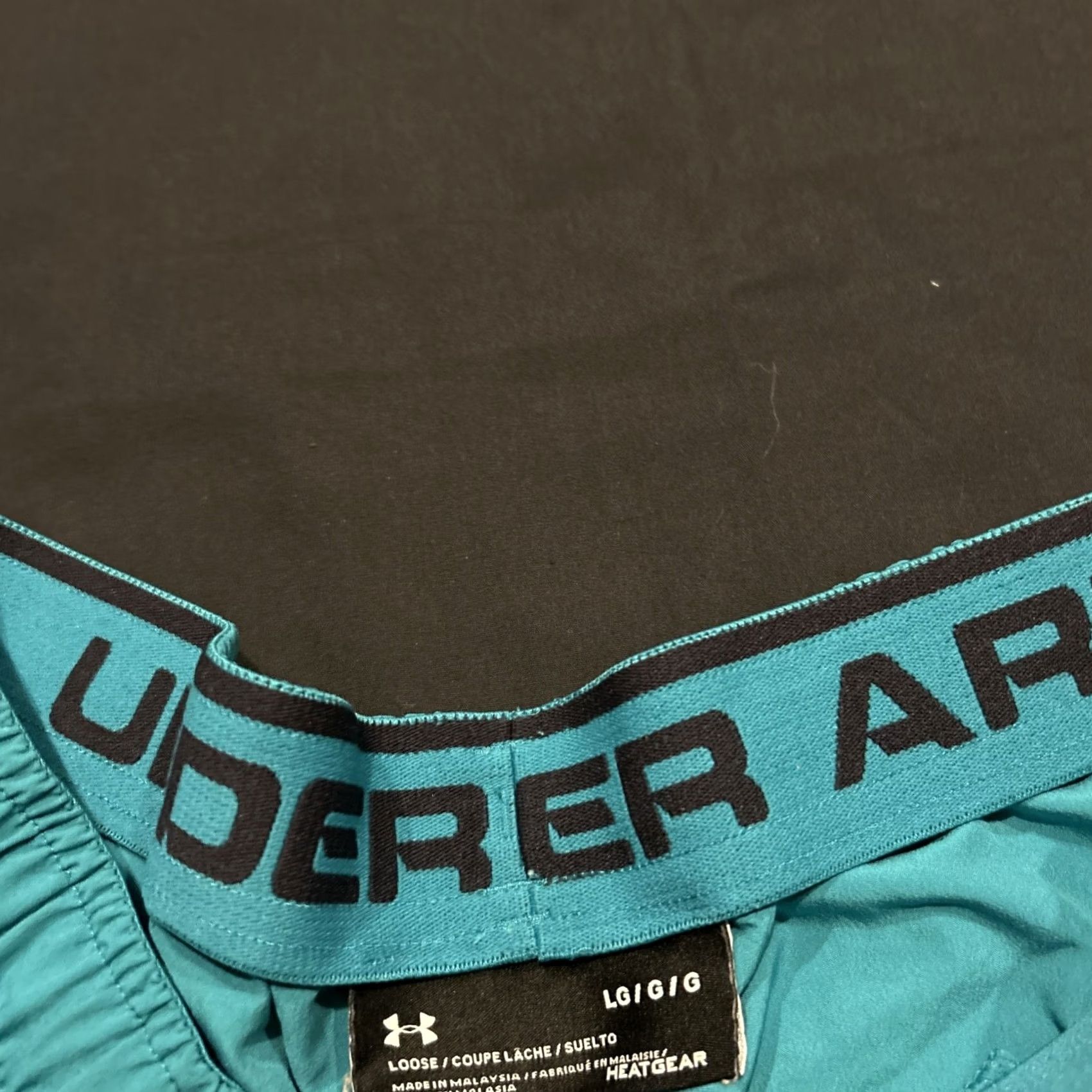 Under Armour Under Armour Men’s L Shorts Teal 30 in 8 in Inseam Athletic Gym & Training Activewear Sports Mens Size US 33 - 2 Thumbnail