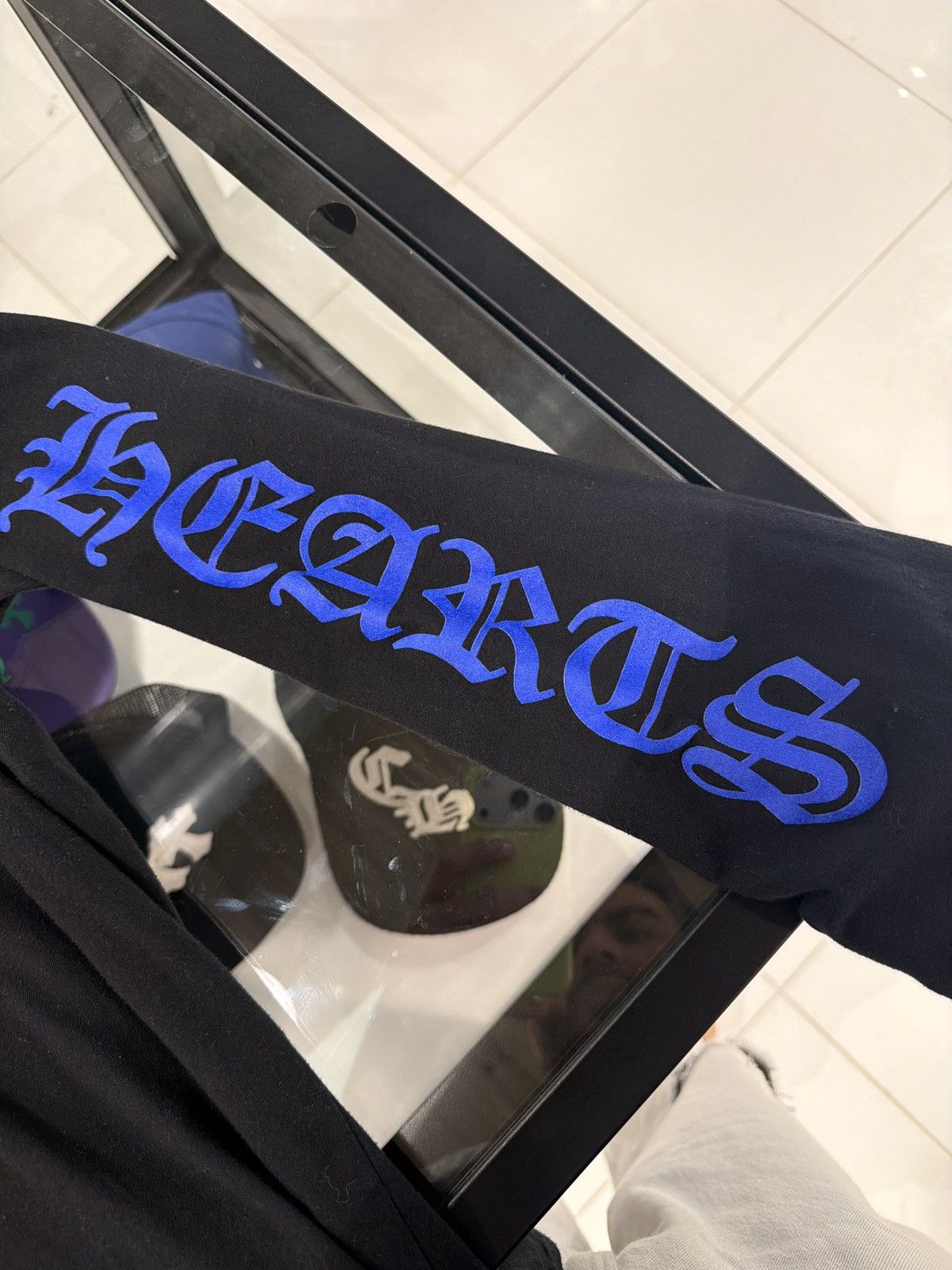 Chrome Hearts Chrome Hearts 1988 Neck Logo Black/Blue L/S Size US XL / EU 56 / 4 - 4 Thumbnail