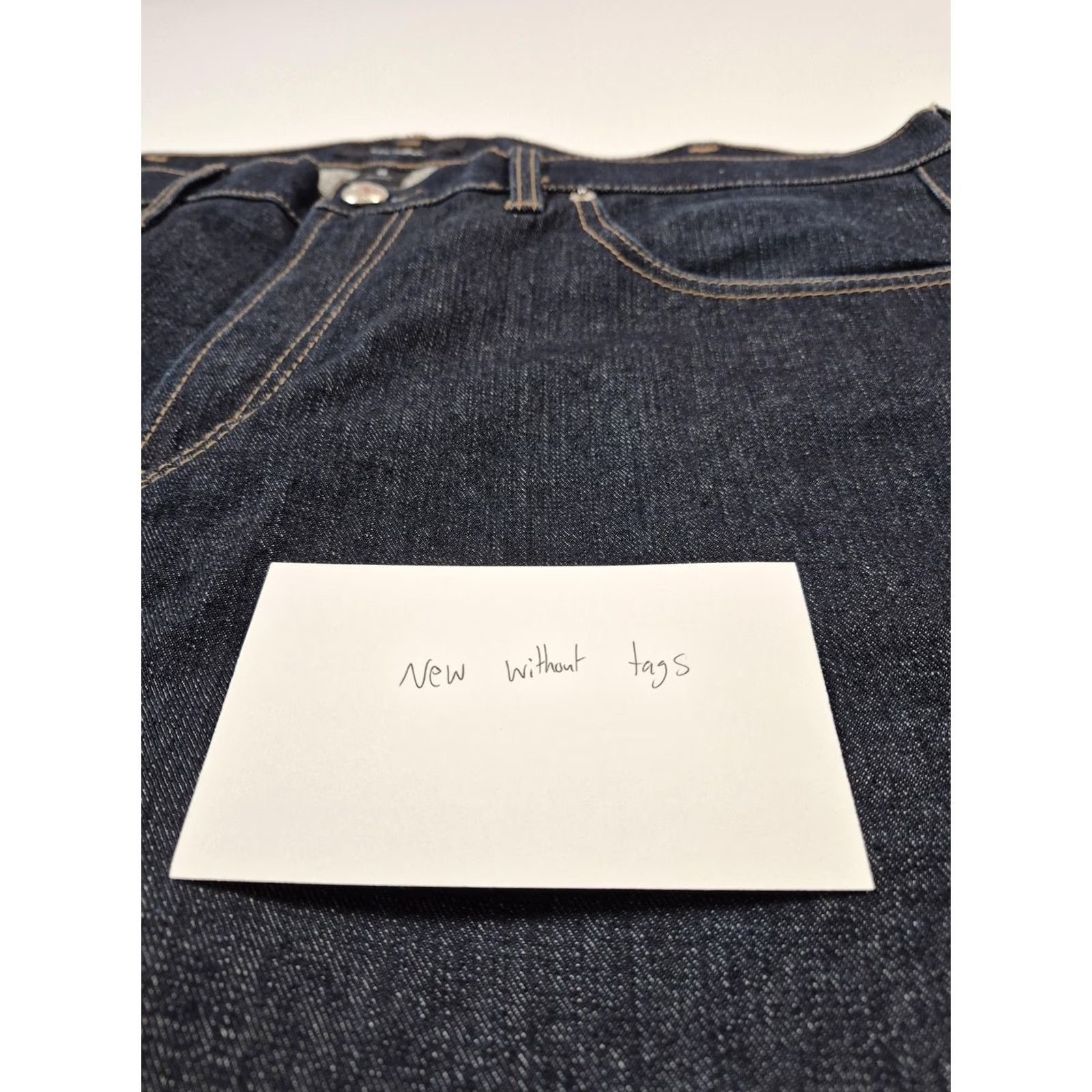 Sean John VTG Sean John Jeans Mens 38 Wide Leg Dark Blue Y2K 5-Pocket Denim Straight Rise High Vintage Clothing Size US 38 / EU 54 - 4 Thumbnail