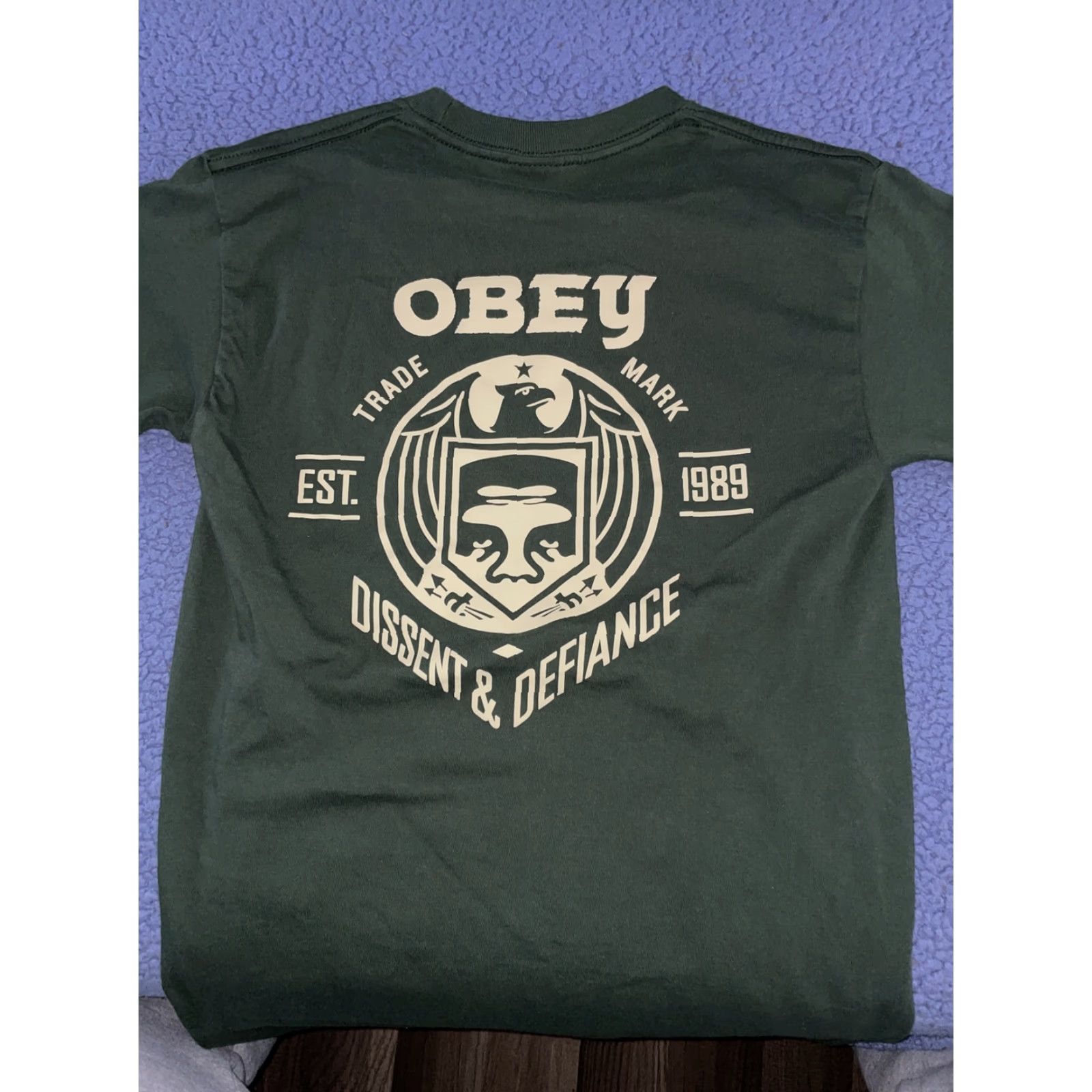 Obey OBEY T-Shirt Green Small Men S Regular Size US S / EU 44-46 / 1 - 6 Thumbnail