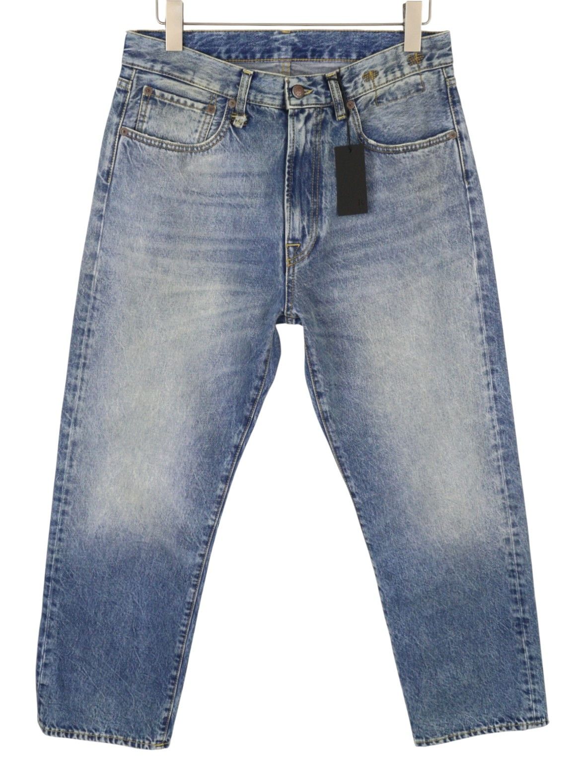 R13 CUFFED X-BF 32 Jasper Faded Denim 87201 Size 32" / US 10 / IT 46 - 1 Thumbnail