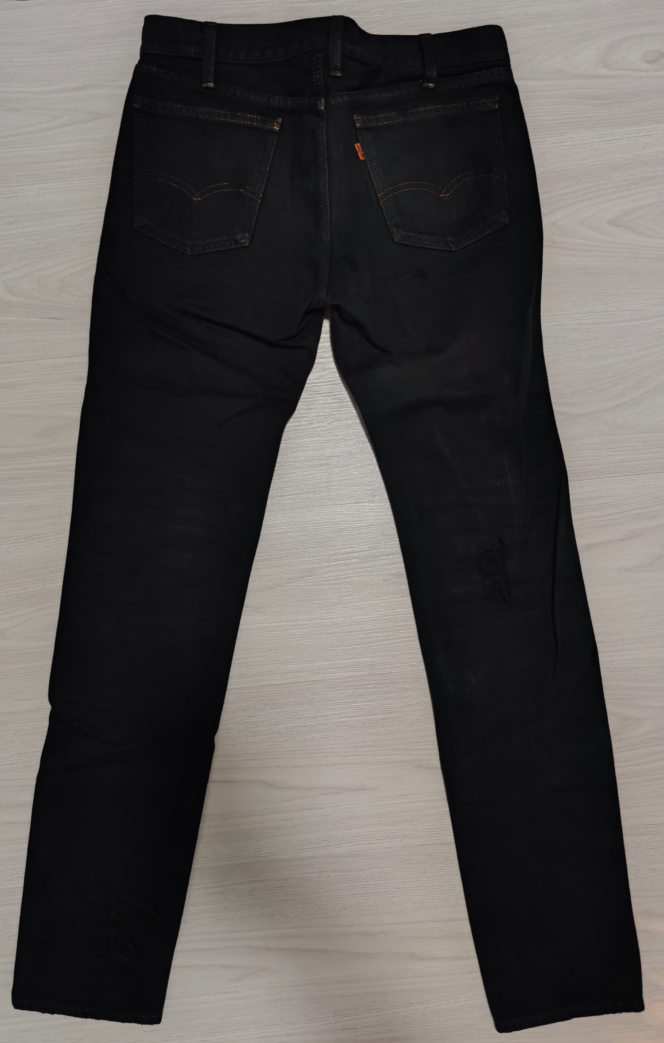 LVC Levis vintage clothing LVC black destroyed jeans Size US 30 / EU 46 - 2 Thumbnail
