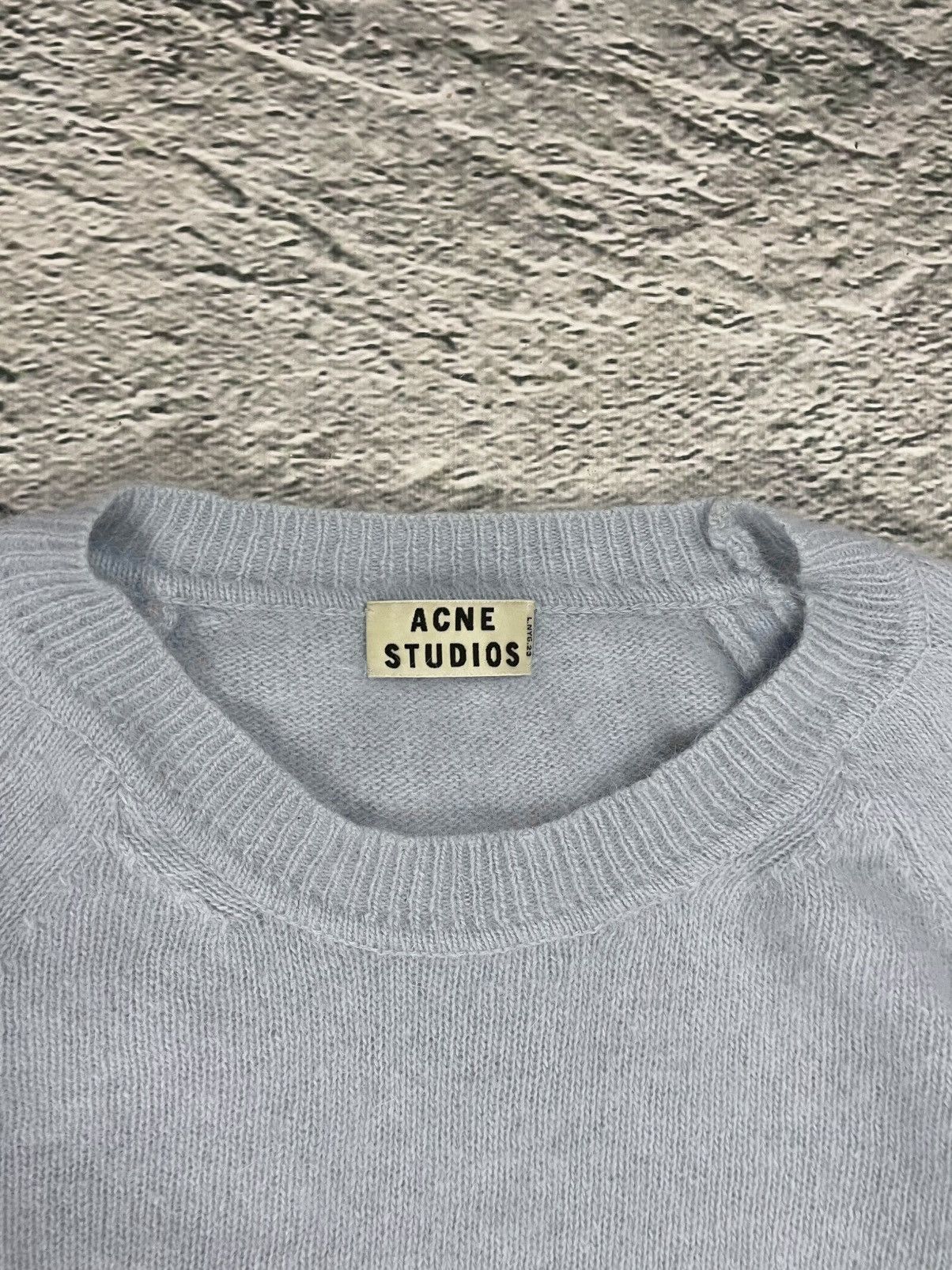 Acne Studios Acne Studios Micah Angora PSS13 sweater baby blue vintage Size US S / EU 44-46 / 1 - 2 Thumbnail