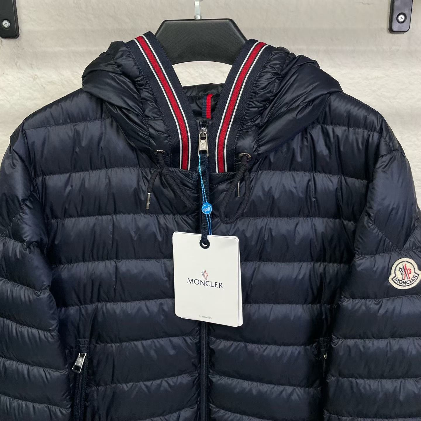 Moncler Moncler Striped Light Down Jacket Size US L / EU 52-54 / 3 - 3 Thumbnail