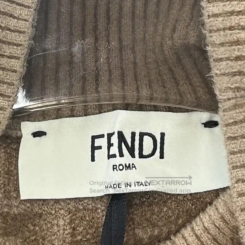 Fendi Fendi Brown Knit Sweater Size S . Size S / US 4 / IT 40 - 3 Thumbnail
