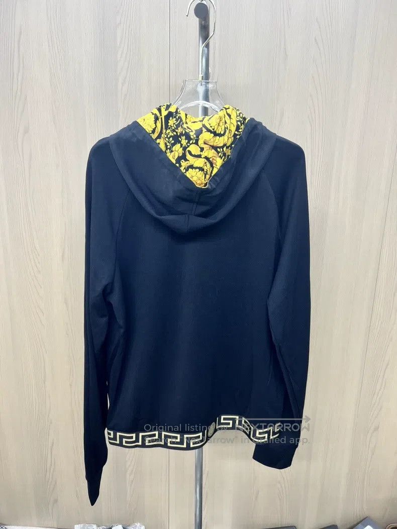 Versace Versace Phnom Penh Baroque Hooded Sweatshirt Jacket Size US L / EU 52-54 / 3 - 4 Thumbnail