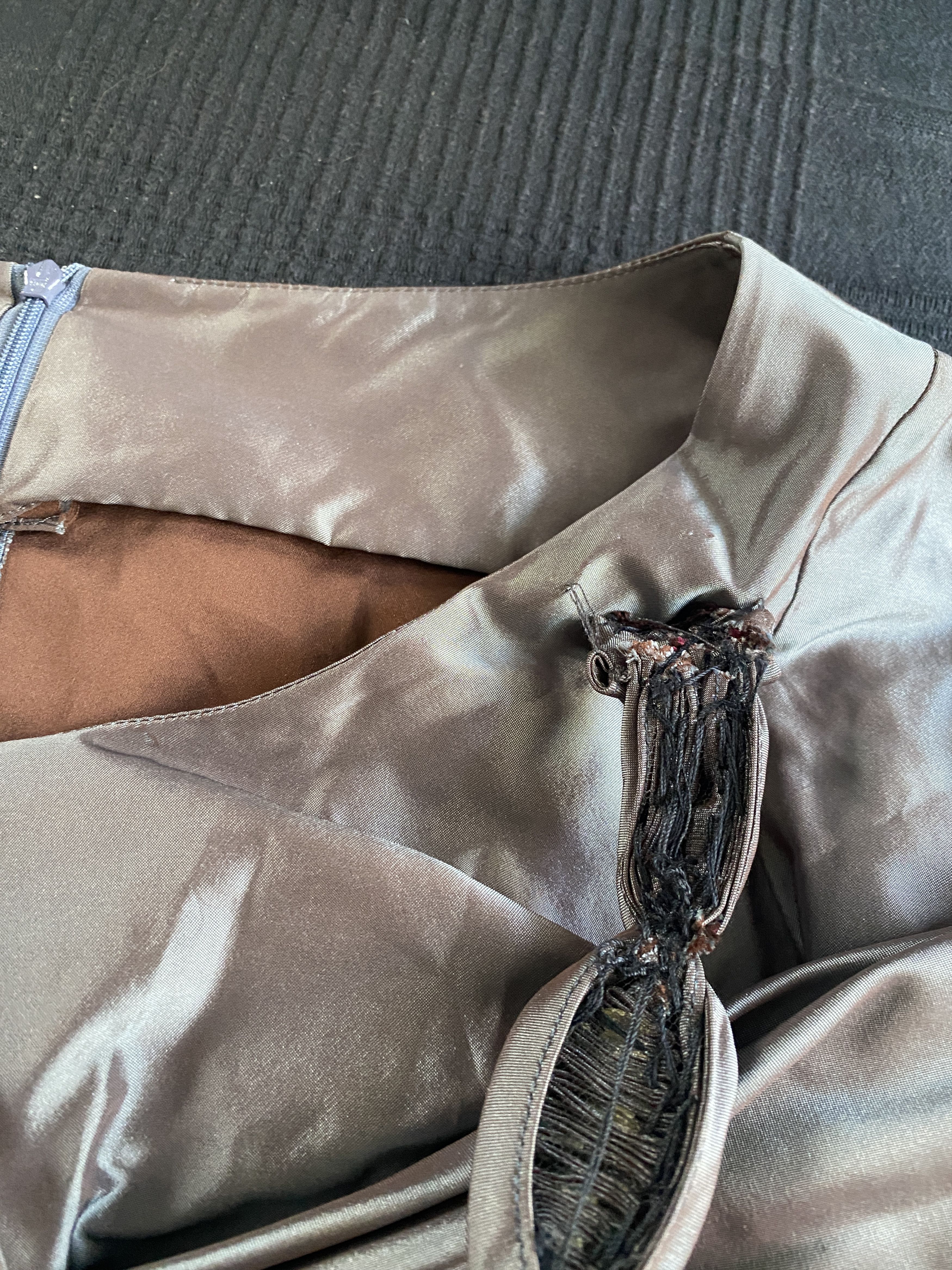 Jean Paul Gaultier Jean Paul Gaultier Classique acetat silver dress avant garde Size M / US 6-8 / IT 42-44 - 10 Thumbnail