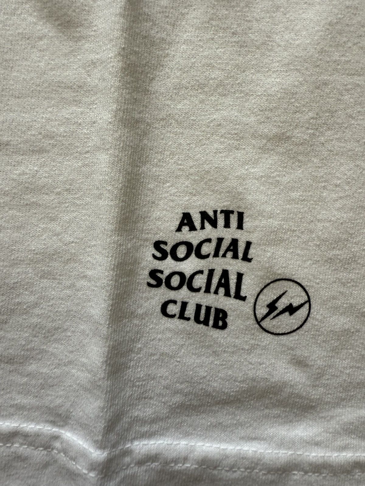 Anti Social Social Club x Fragment Design Logo Tee White M