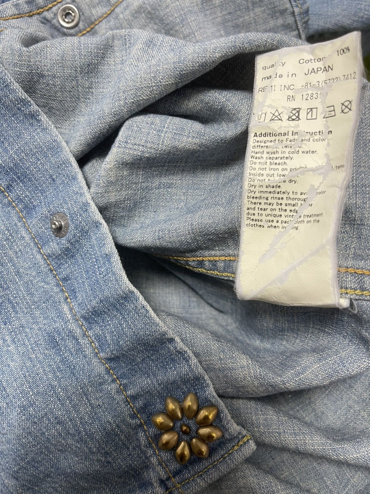 Remi Relief Remi Relief Denim Shirt Size US M / EU 48-50 / 2 - 6 Thumbnail