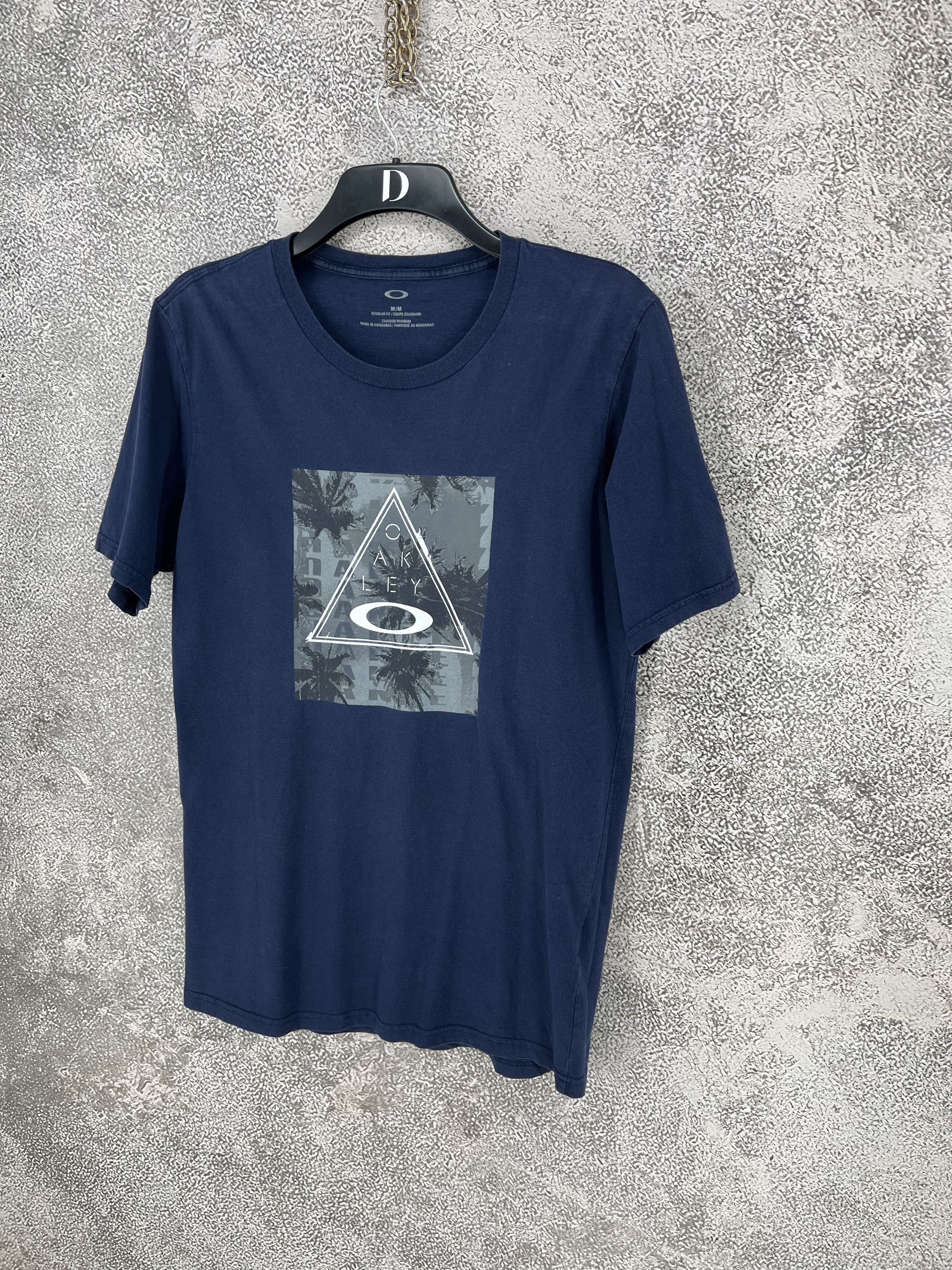 Oakley Oakley Pyramid Palm Tree Shirt Size M Surf Skate Blue Size US M / EU 48-50 / 2 - 3 Thumbnail