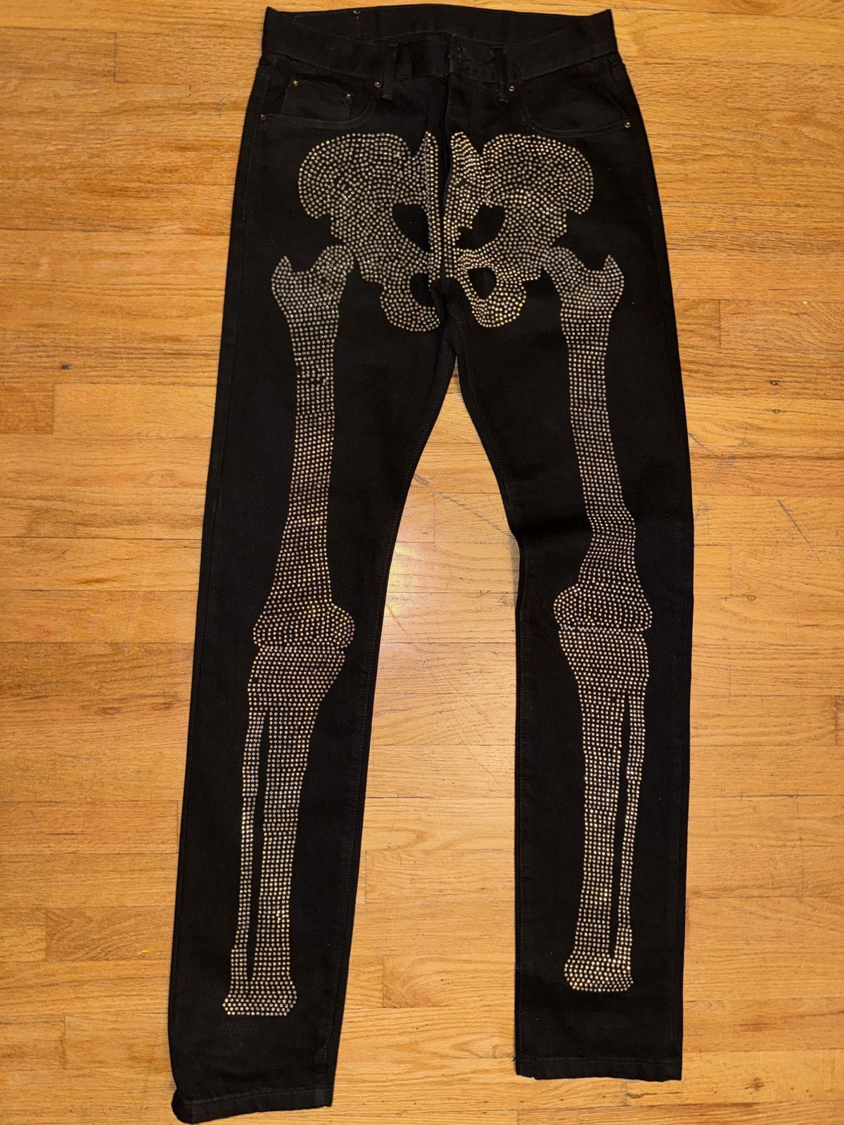 MNML Mnml gem skeleton denim Size US 31 - 1 Thumbnail
