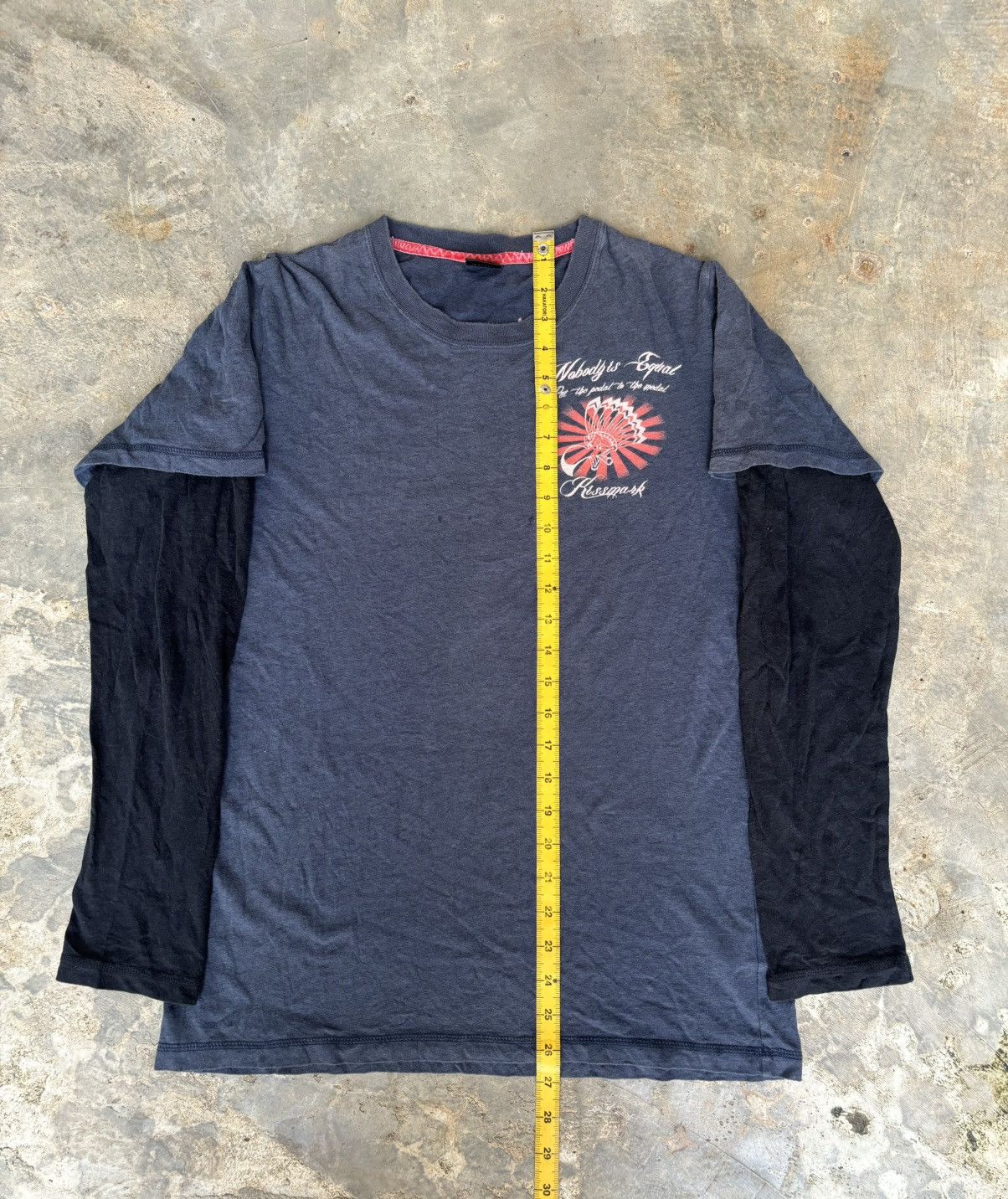Hysteric Glamour × If Six Was Nine × Japanese Brand Y2k Double Layer Nobody Is Equal Longsleeve Size US M / EU 48-50 / 2 - 9 Thumbnail