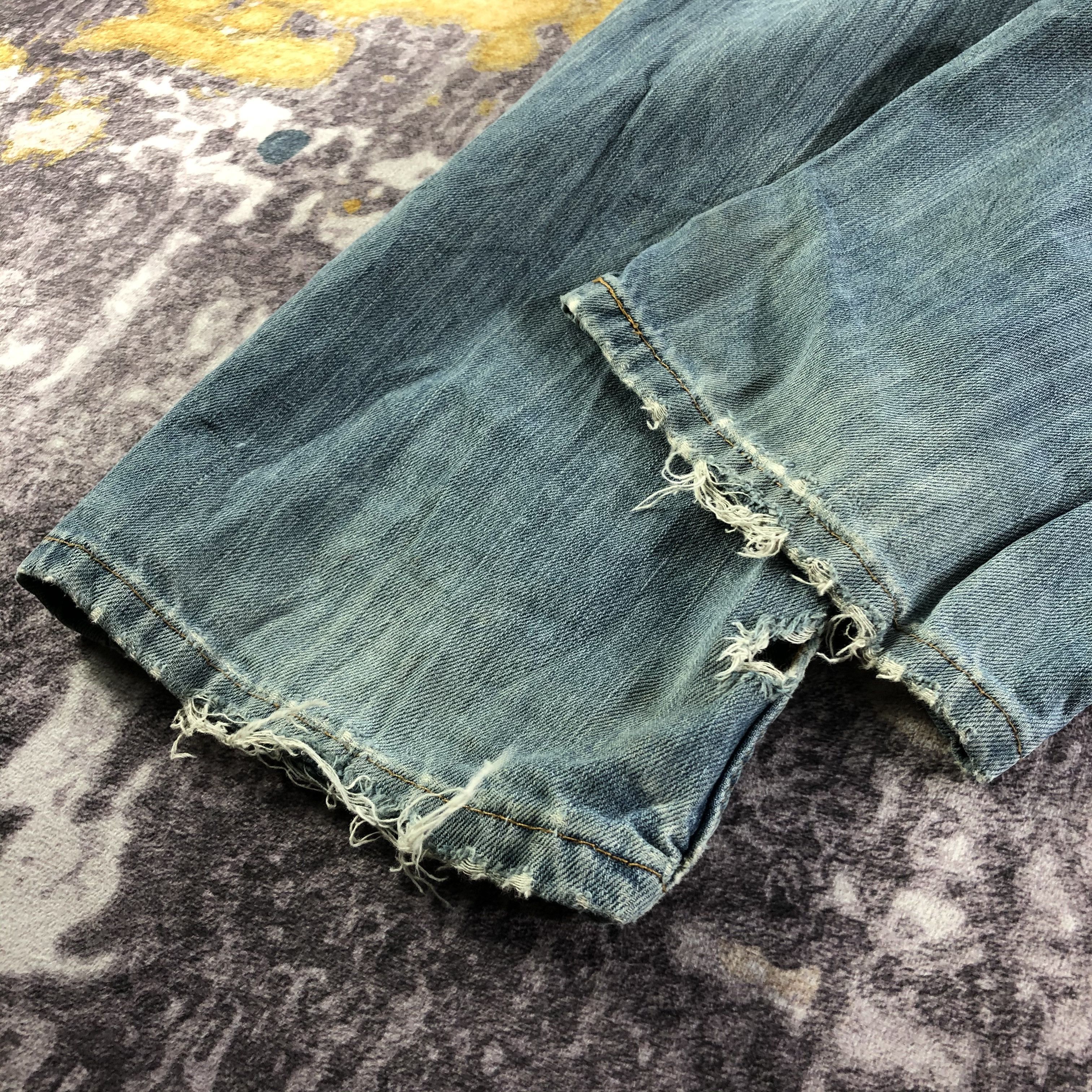 Levi's × Vintage Vintage Distress Levis 559 Jeans-JM3369 Size US 32 / EU 48 - 5 Thumbnail