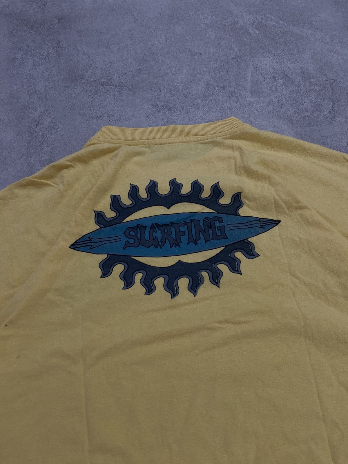 Japanese Brand Vintage 90s T Shirt Surfing Oversized Style XXL Size US XXL / EU 58 / 5 - 3 Thumbnail
