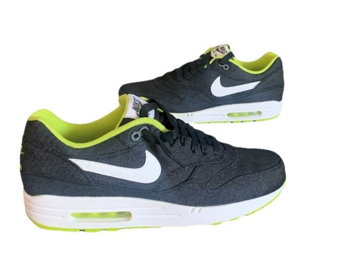 Nike Nike Air Max 1 Black Denim Cyber 512033-019 Size 12 Size US 12 / EU 45 - 3 Thumbnail