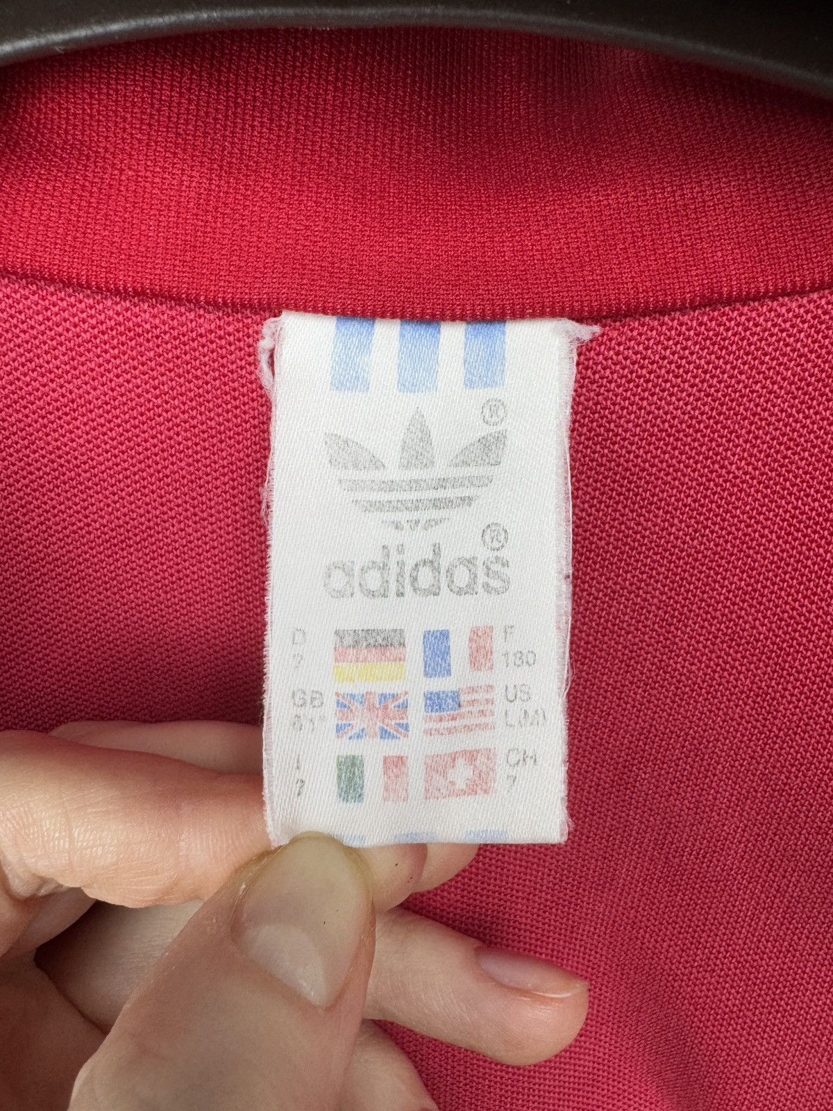 Adidas Adidas Originals Vintage 80s Red Track Suit Jacket Pants Size US L / EU 52-54 / 3 - 10 Thumbnail