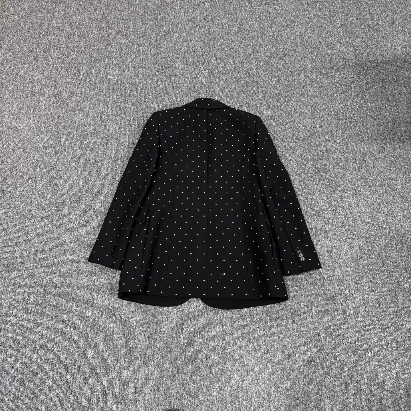Balenciaga Balenciaga Crystal-Embellished Hourglass Blazer 36 99 New Size XS / US 0-2 / IT 36-38 - 2 Thumbnail