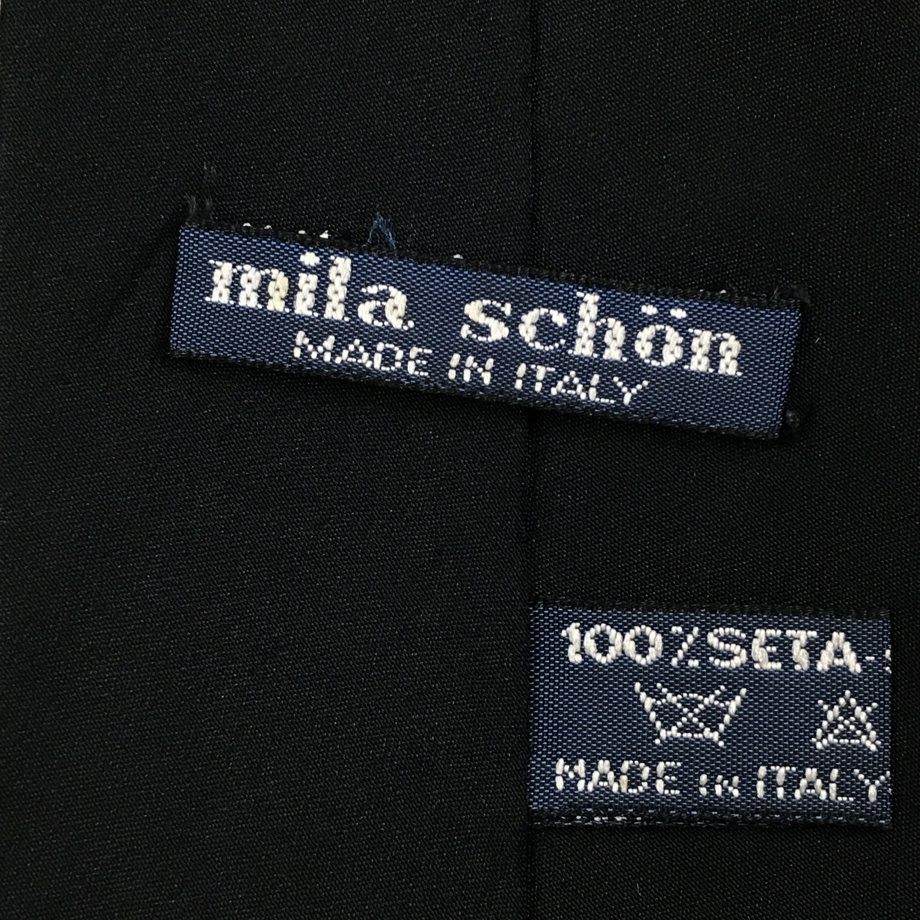 Mila Schon × Vintage Vintage Mila Schon Silk Necktie Size ONE SIZE - 6 Thumbnail
