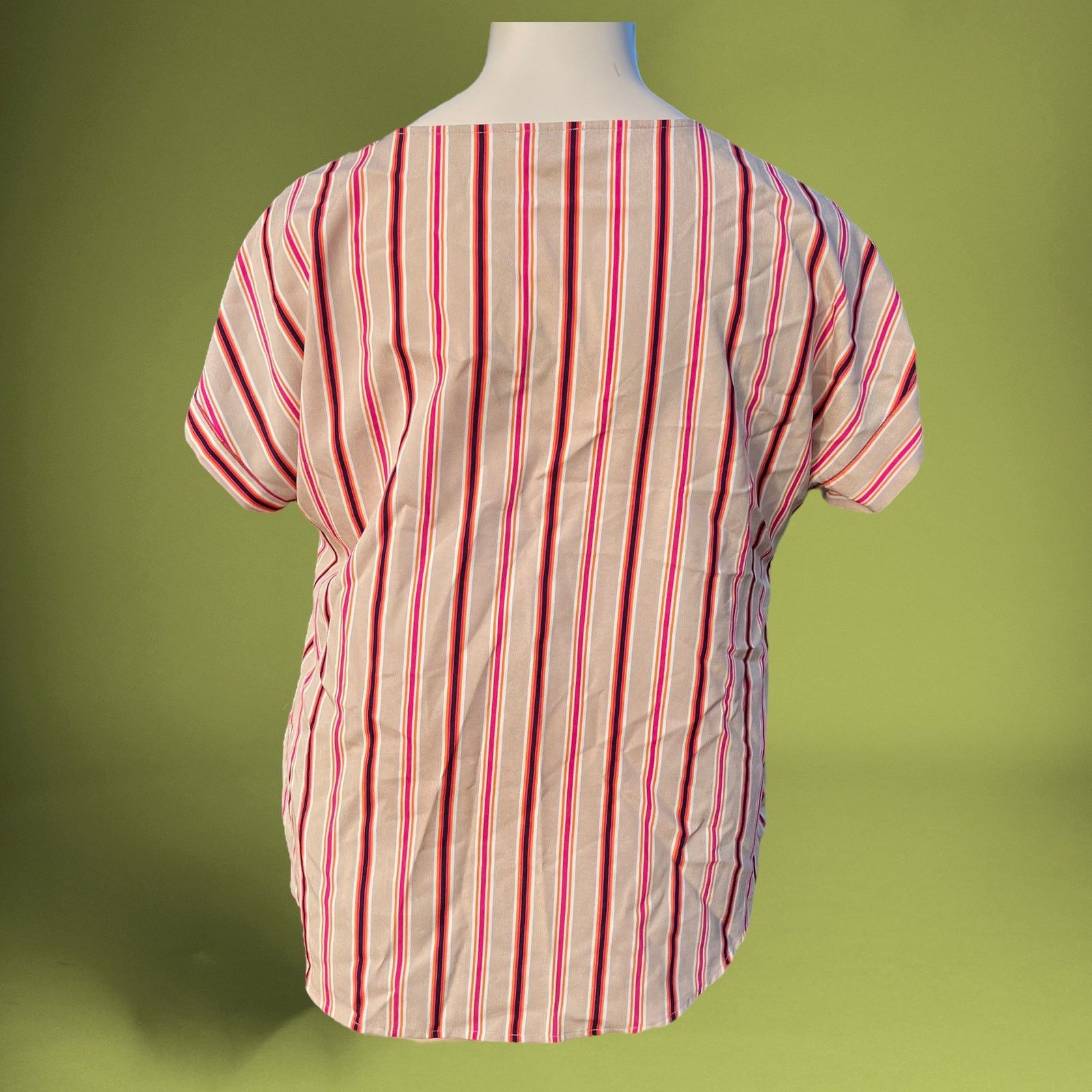 Calvin Klein Calvin Klein Blouse Women's XL Flowy Business Preppy Size XL / US 12-14 / IT 48-50 - 5 Thumbnail