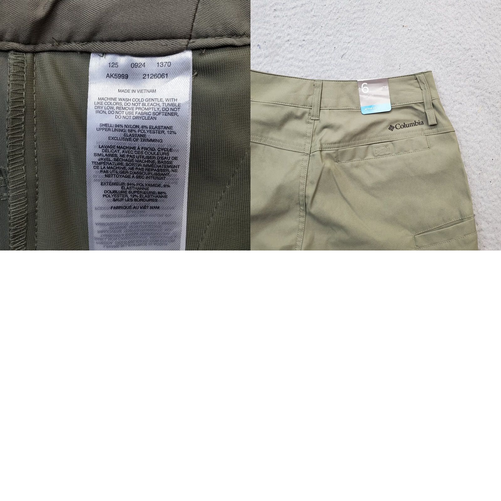 Vintage Columbia Womens Shorts 6 Green Omni Shade Broad Spectrum AK5999-397 Size 28" / US 6 / IT 42 - 8 Thumbnail