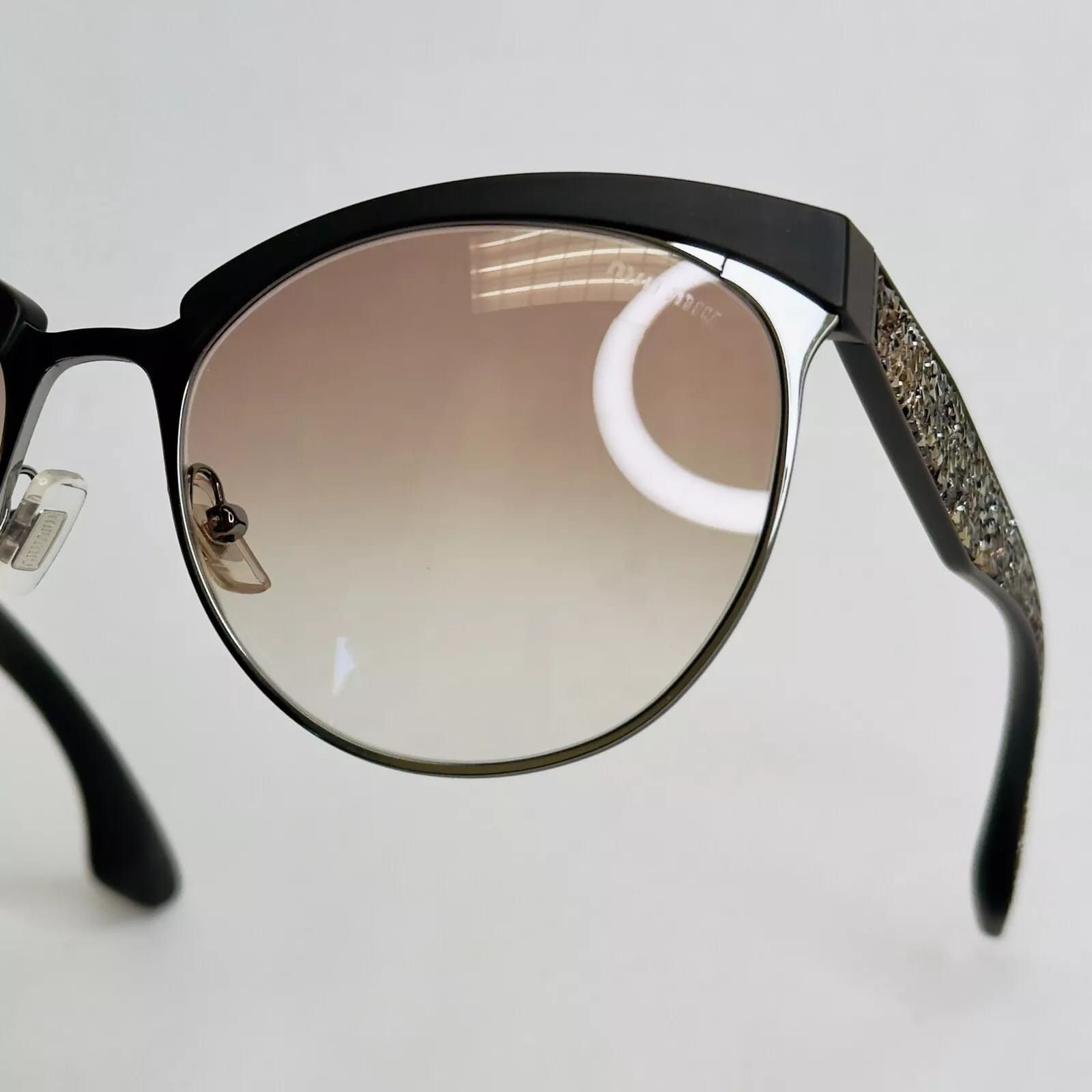 Miu Miu MIU MIU STARDUST 54Q Gray Brown Pave Stud Sunglasses MU54QS Size ONE SIZE - 7 Thumbnail