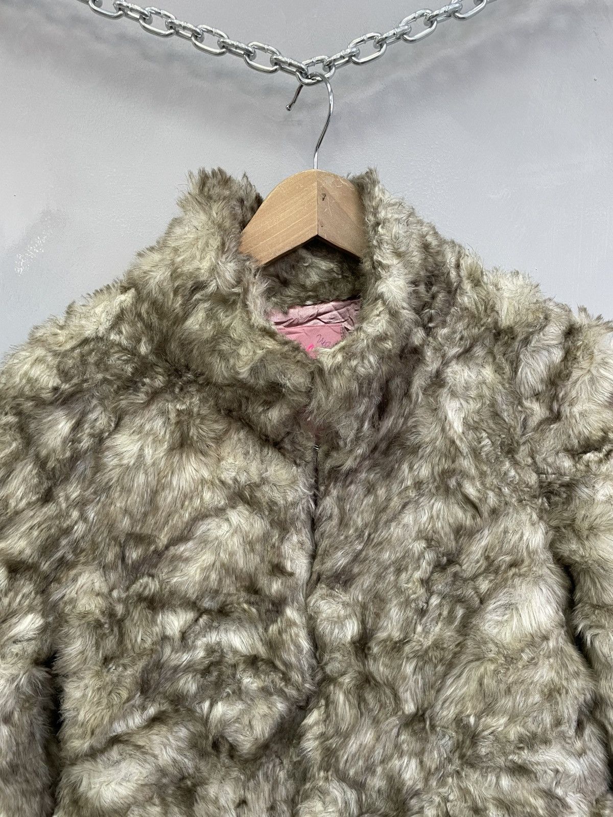 Japanese Brand RARE vintage faux fur BARBIE CROPPED coat jacket Y2K Size M / US 6-8 / IT 42-44 - 4 Thumbnail