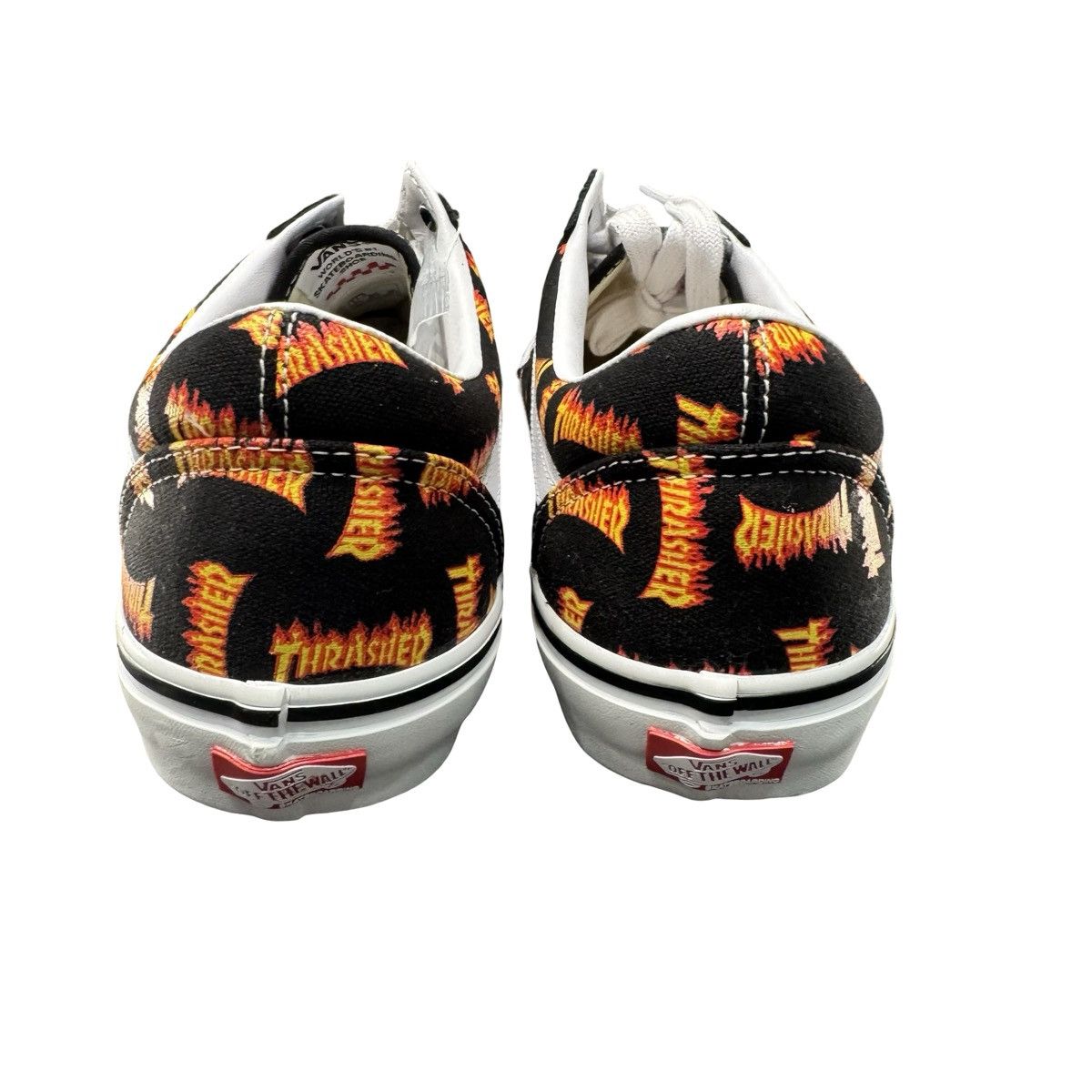 Vans Vans Old Skool x Thrasher Black Orange Flame DS Size 11.5 Size US 11.5 / EU 44-45 - 3 Thumbnail